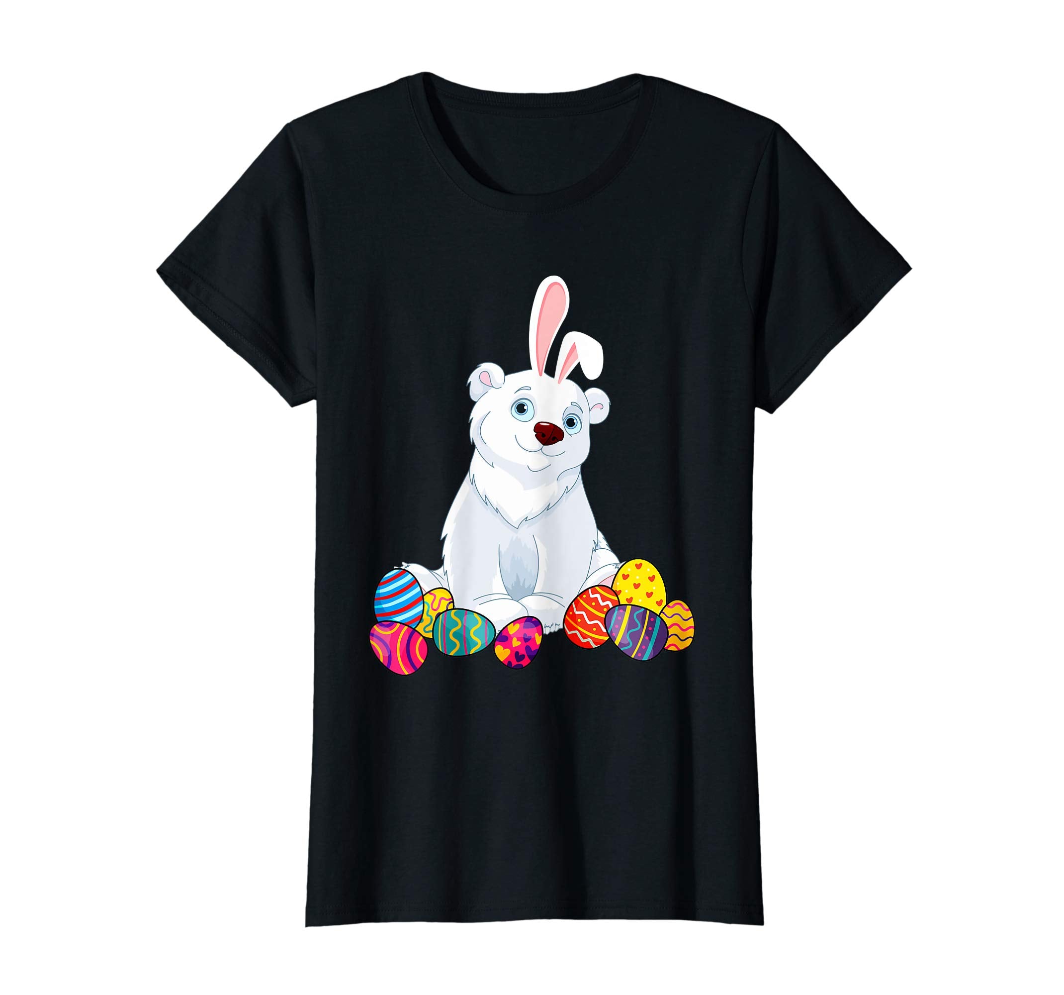 Polar Bear Bunny Ear With Egg Easter Easter Day Shirt