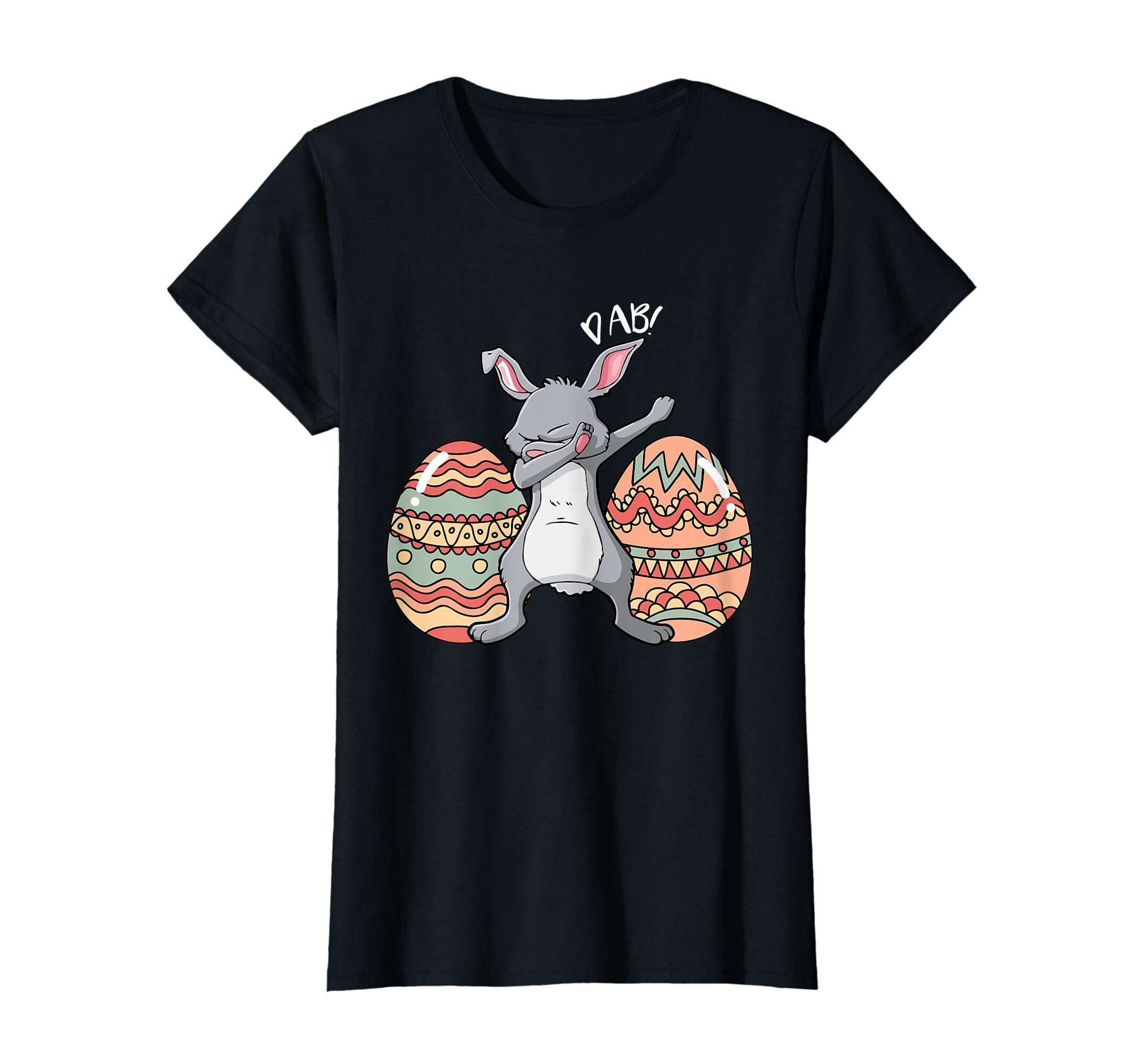Funny Bunny Sun Glass Dab Dabbing Egg Hunting Easter T-Shirt