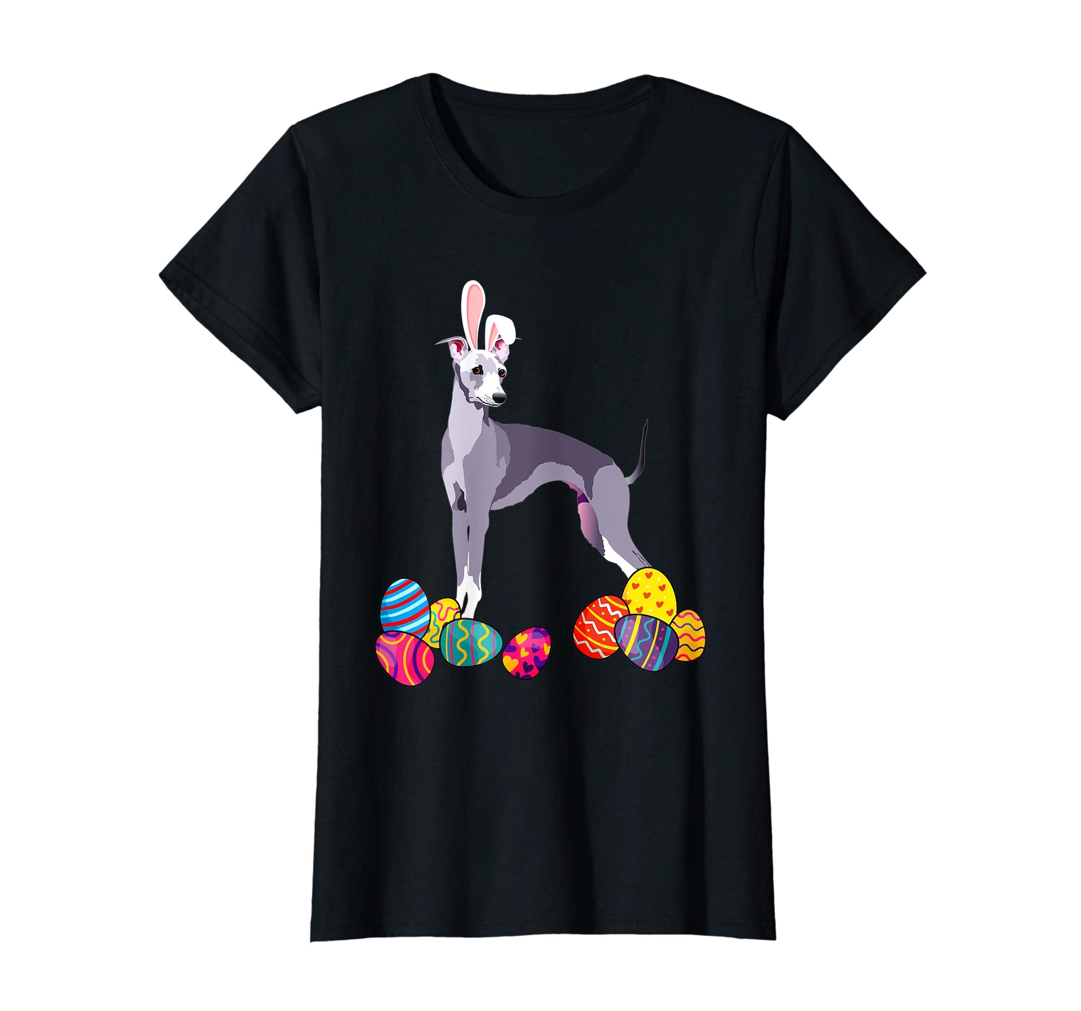 Italian Greyhound Bunny Ear With Egg Easter Easter Day Shirt