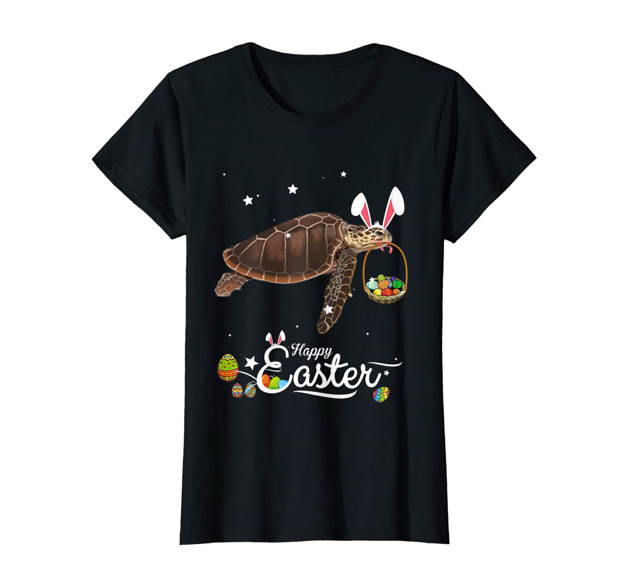 Cute Easter Turtles with Bunny Ears and Eggs T Shirt