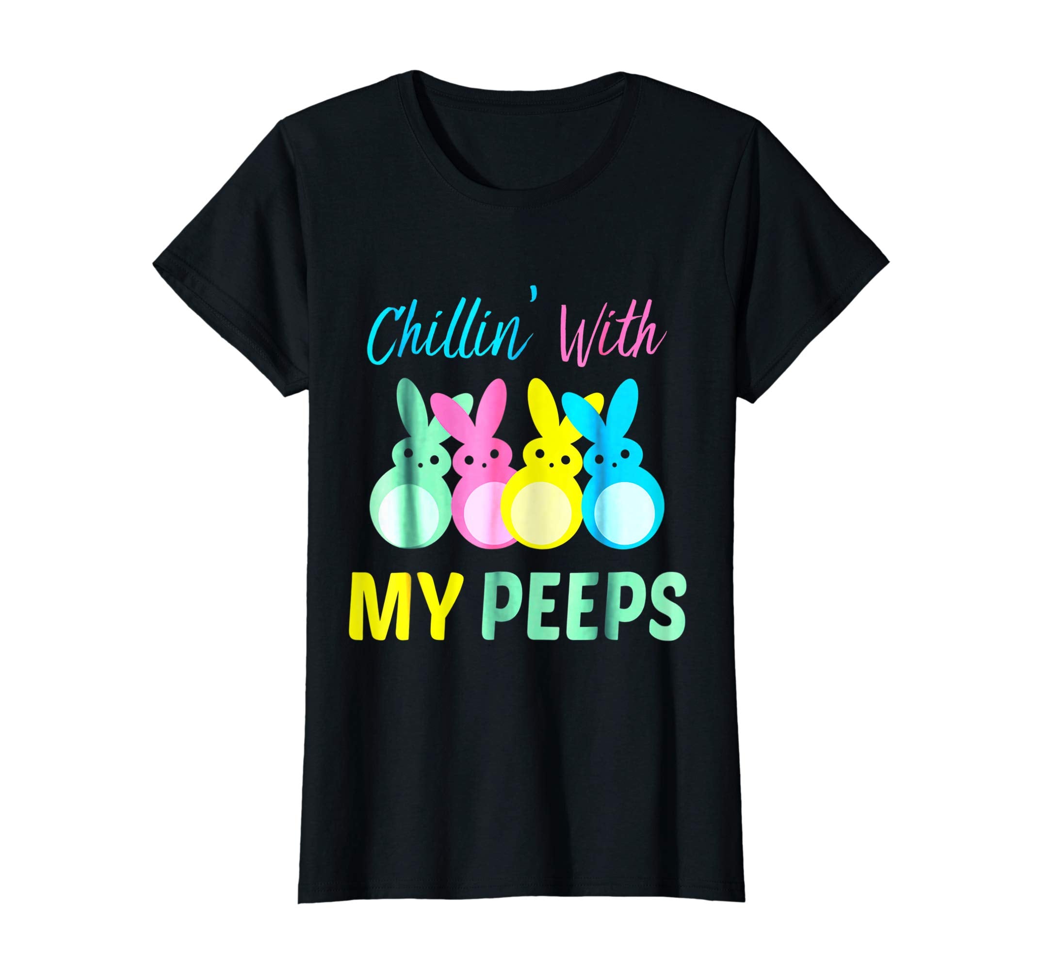 Chillin' With My Peeps Easter Bunny T-Shirt