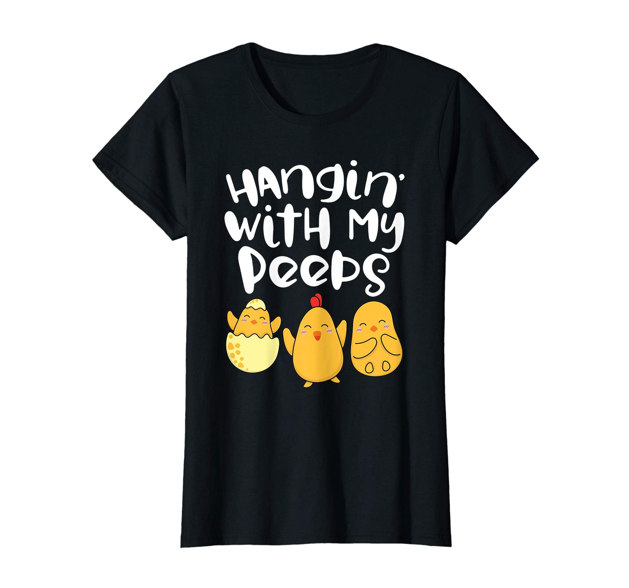 Hanging With My Peeps Happy Easter Kids Boys Girls T Shirt