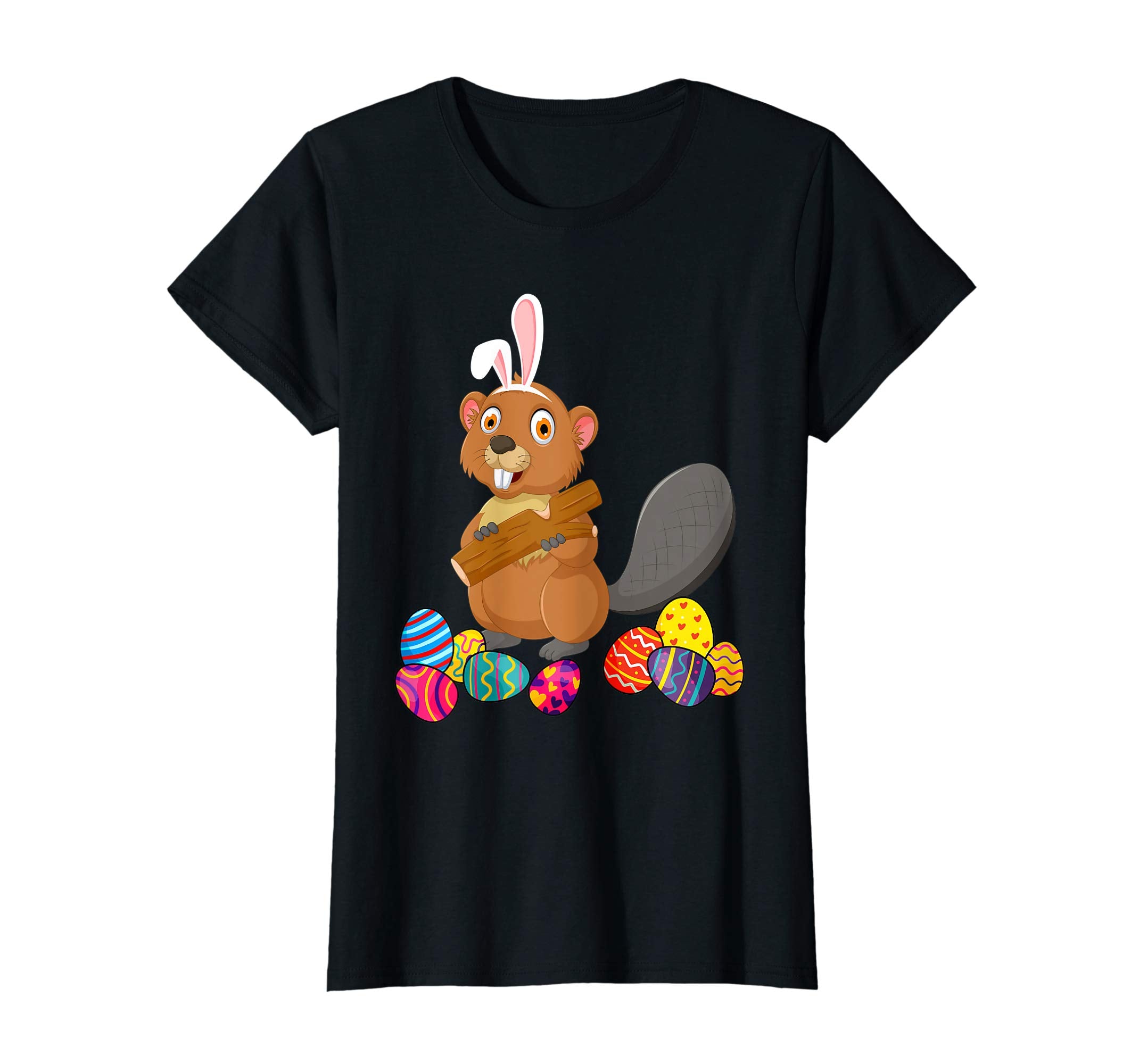 Beaver Bunny Ear With Egg Easter Easter Day Shirt