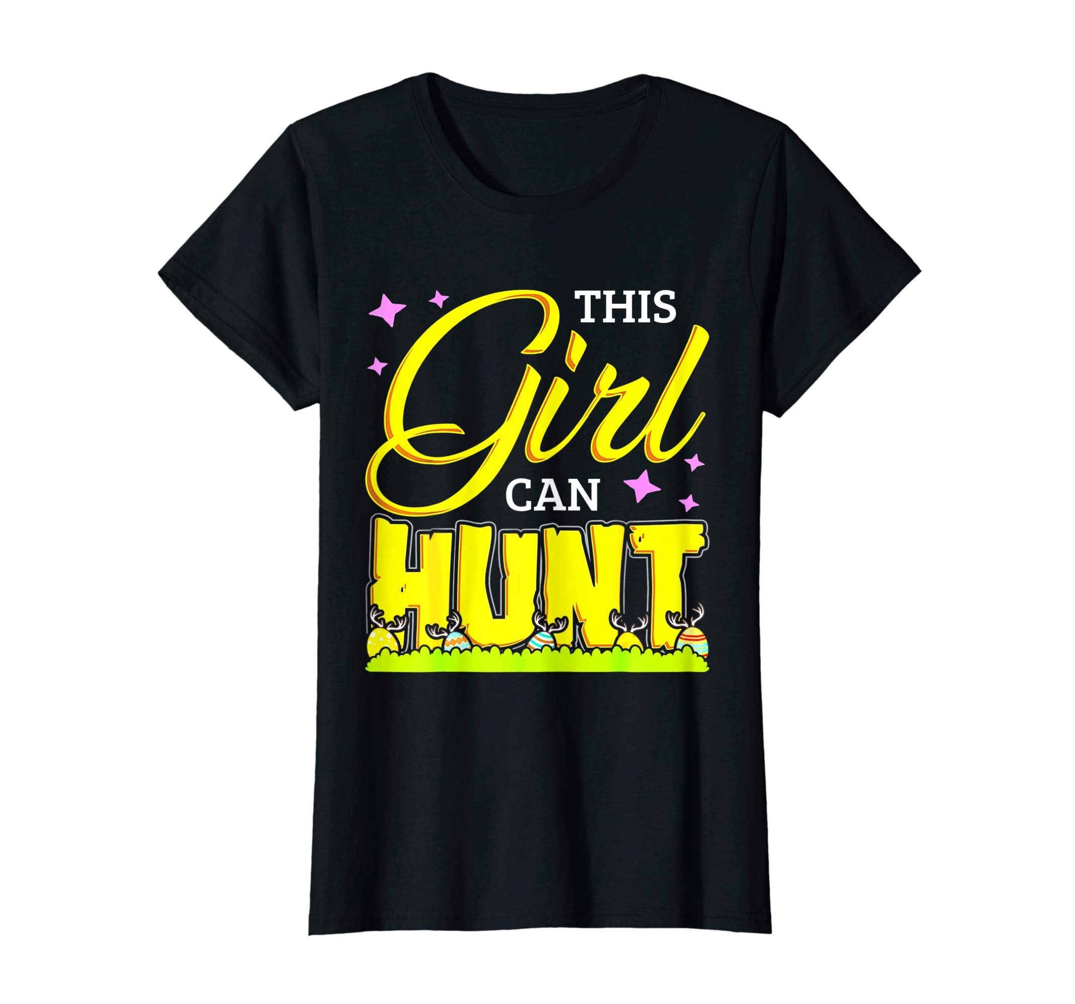 Easter Hunting T Shirt This Girl Can Hunt Eggs Season Gift
