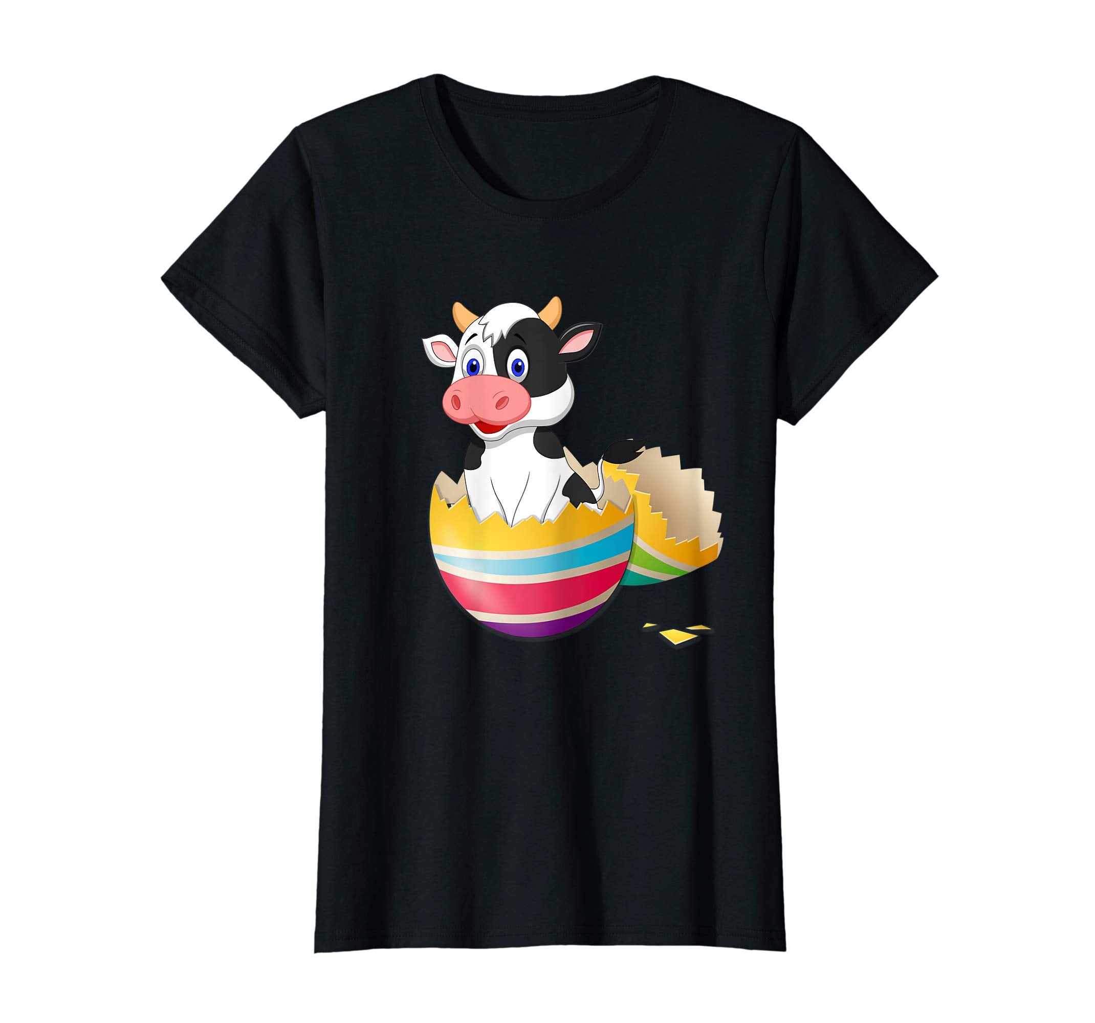 Baby Cow Hatching From Easter Egg Easter Day Shirt