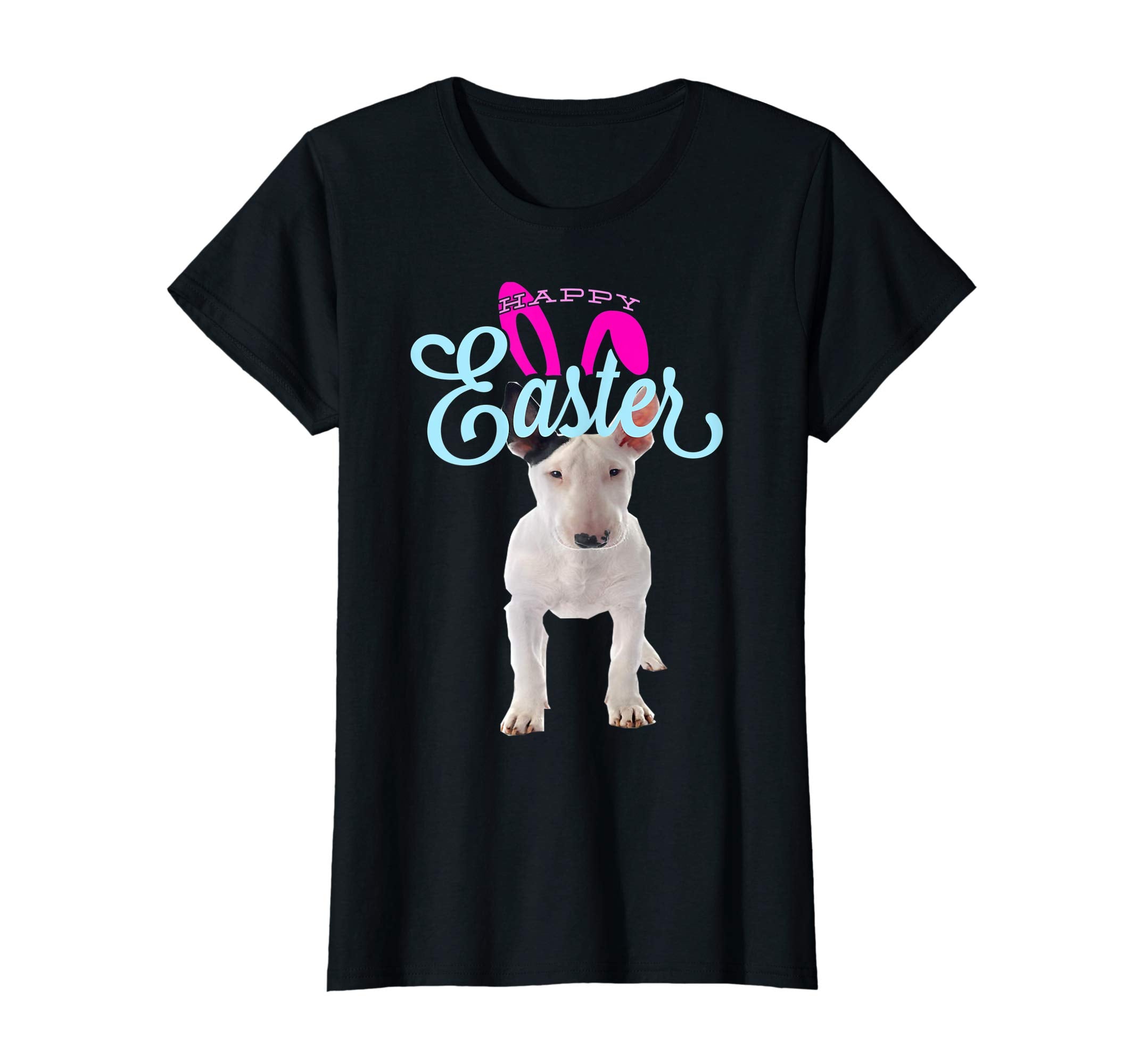 Easter Bunny Bull Terrier Tshirt Dog Men Women Gift Easter
