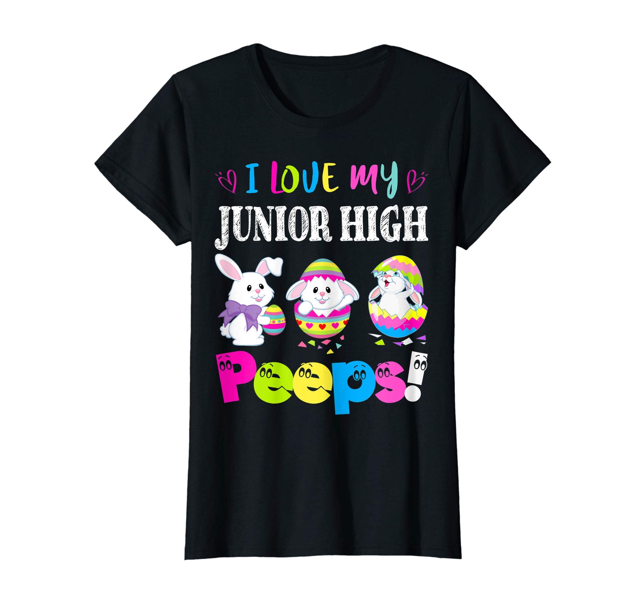 I Love My Junior High Peeps Easter Bunny Gift T-Shirt
