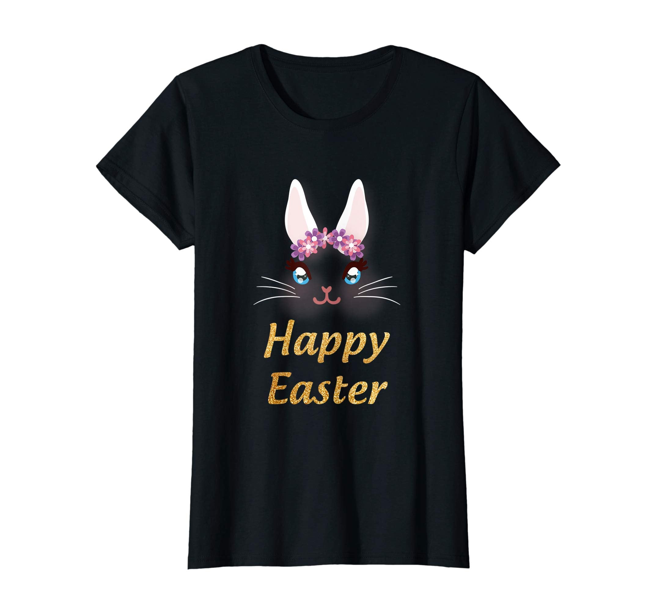 Happy Easter Bunny Princess T Shirt Easter Gift For Girls