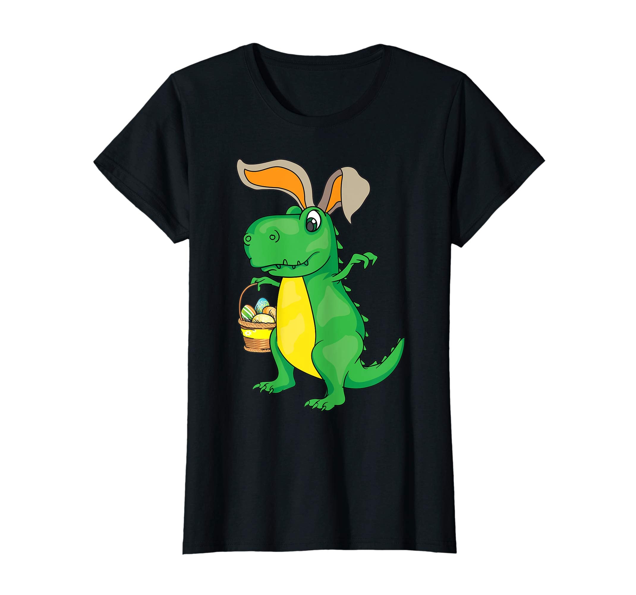 Tyrannosaurus Dinosaur Easter Eggs Bunny Tee For Cool Family