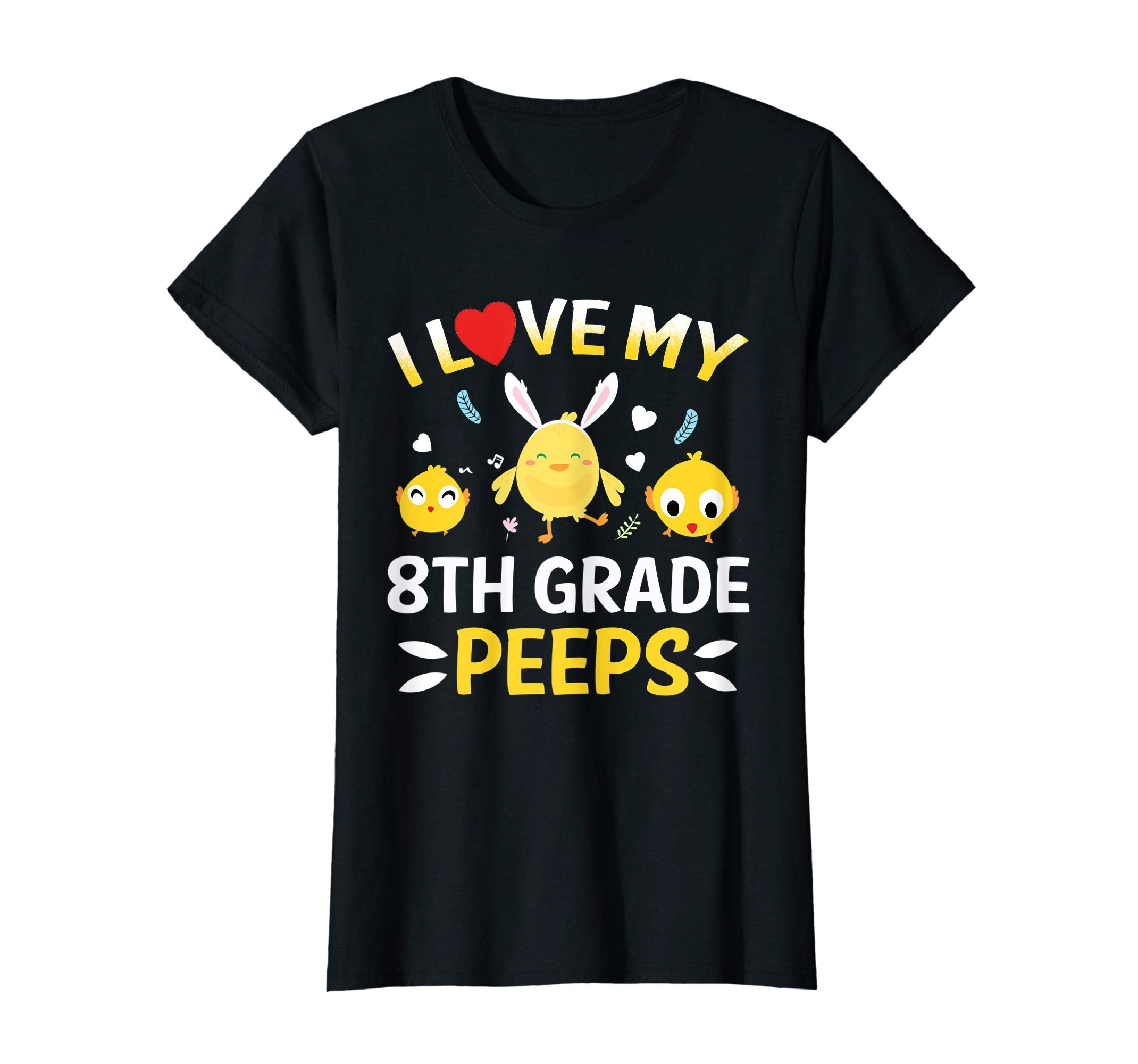 I Love My 8th Grade Peeps Bunnies Easter Teacher T-Shirt