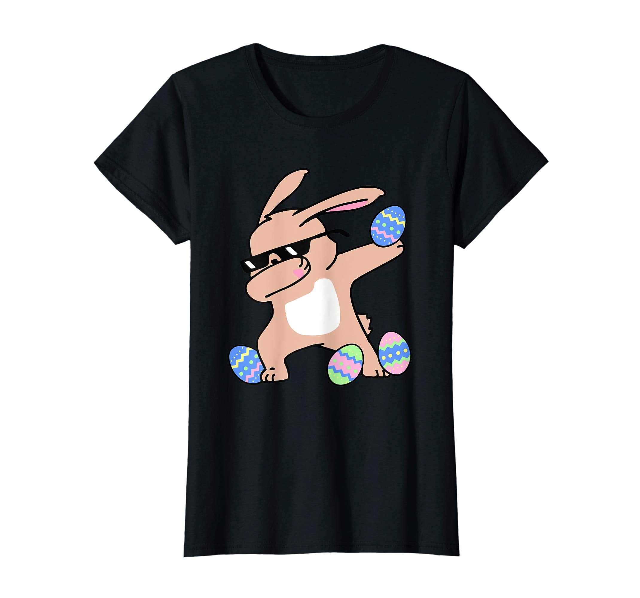 Dabbing Easter Bunny Easter Eggs Funny for Boys Girls shirt