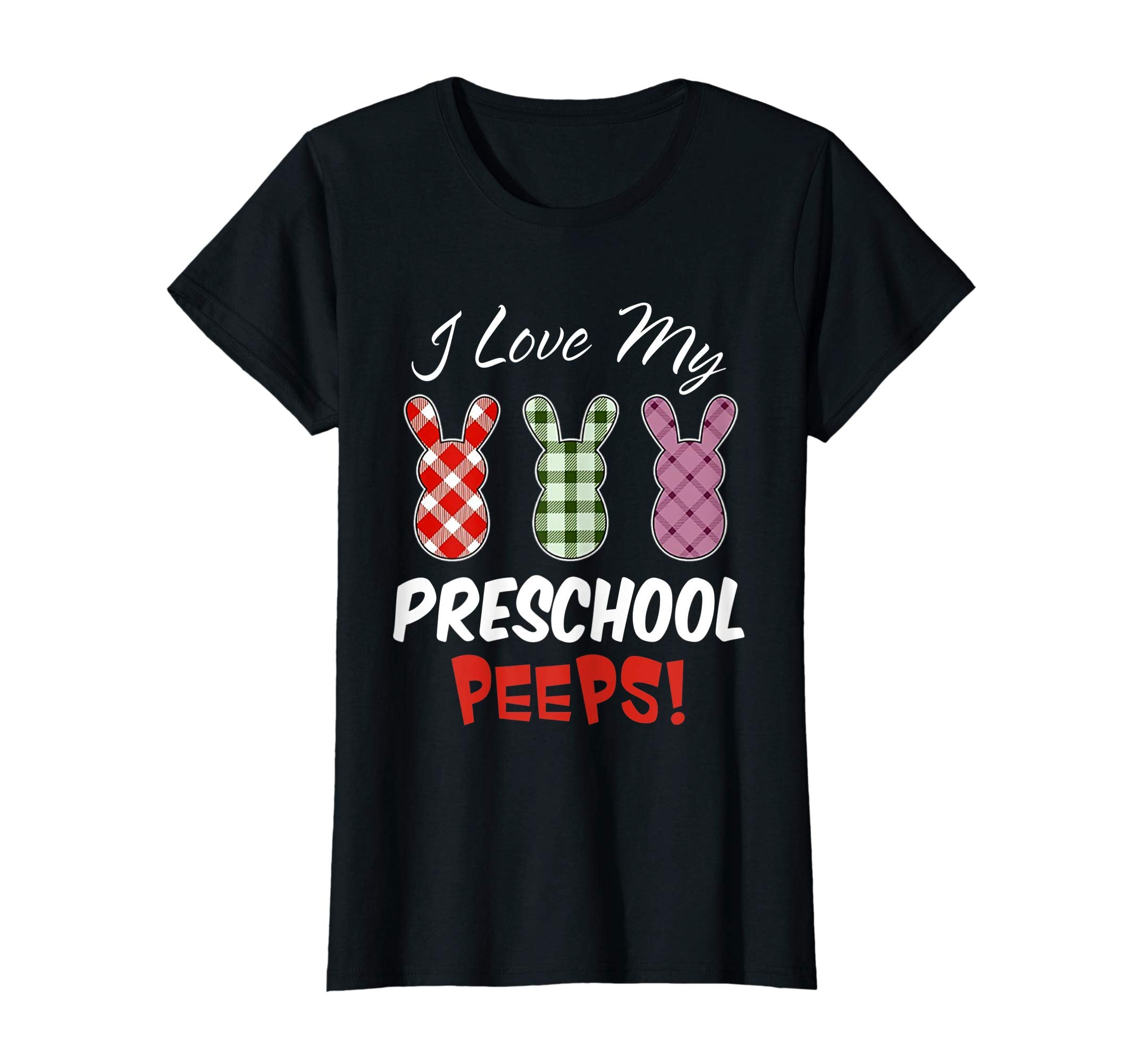 I Love My Preschool Peeps-Bunnies Easter Teacher TShirt