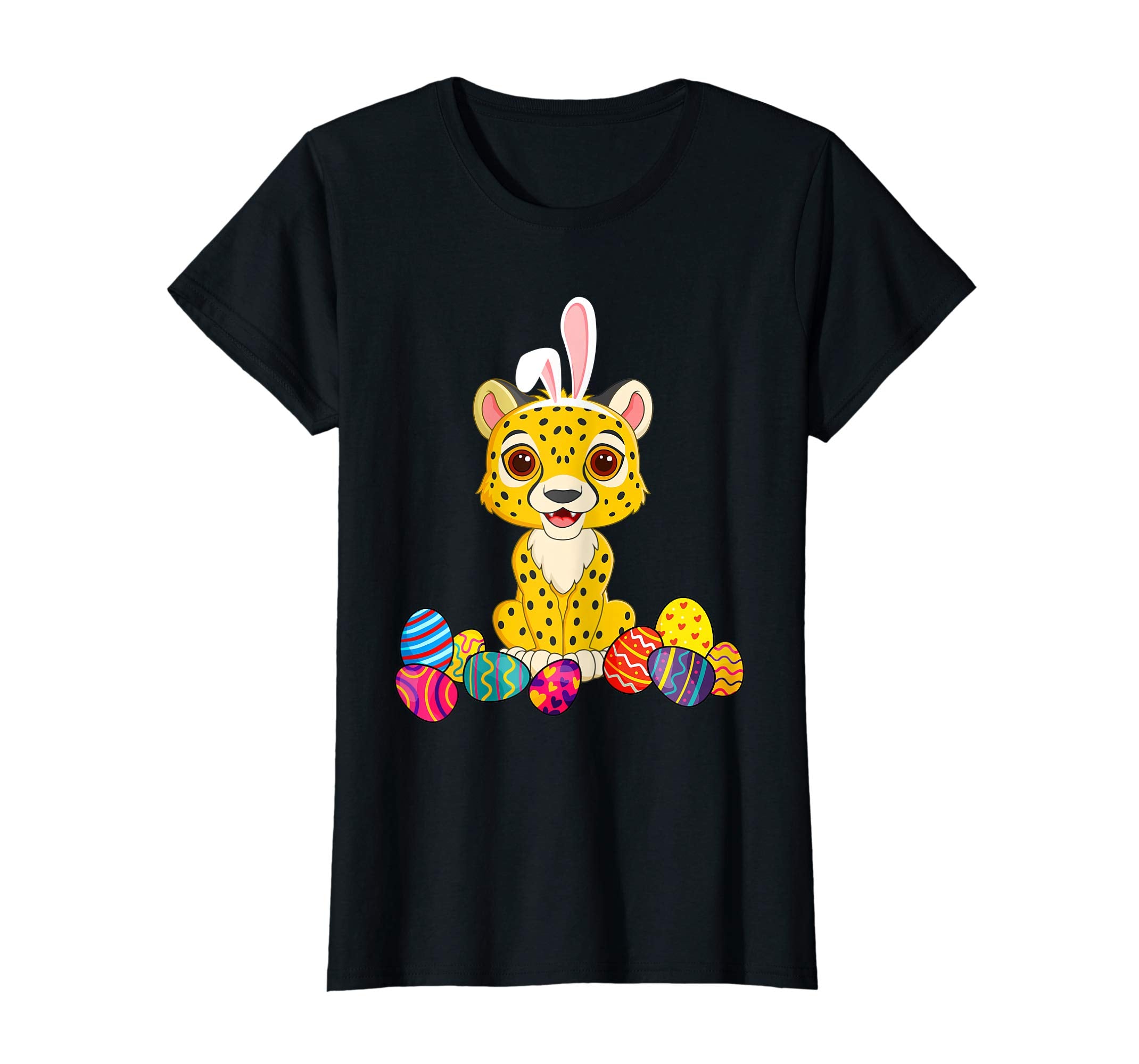 Cheetah Bunny Ear With Egg Easter Easter Day Shirt