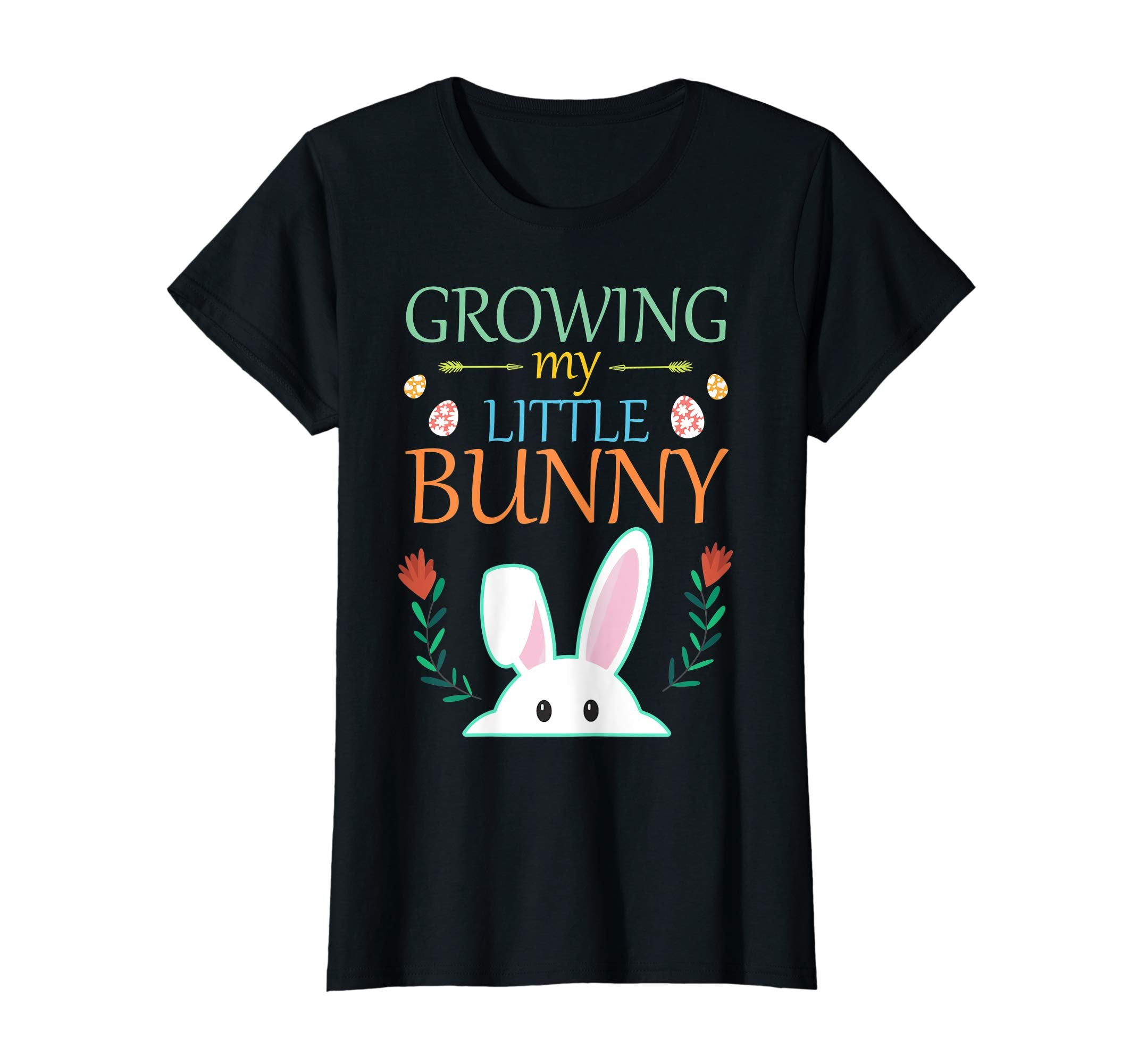 Growing My Little Bunny T-shirt Pregnancy Reveal Easter Gift