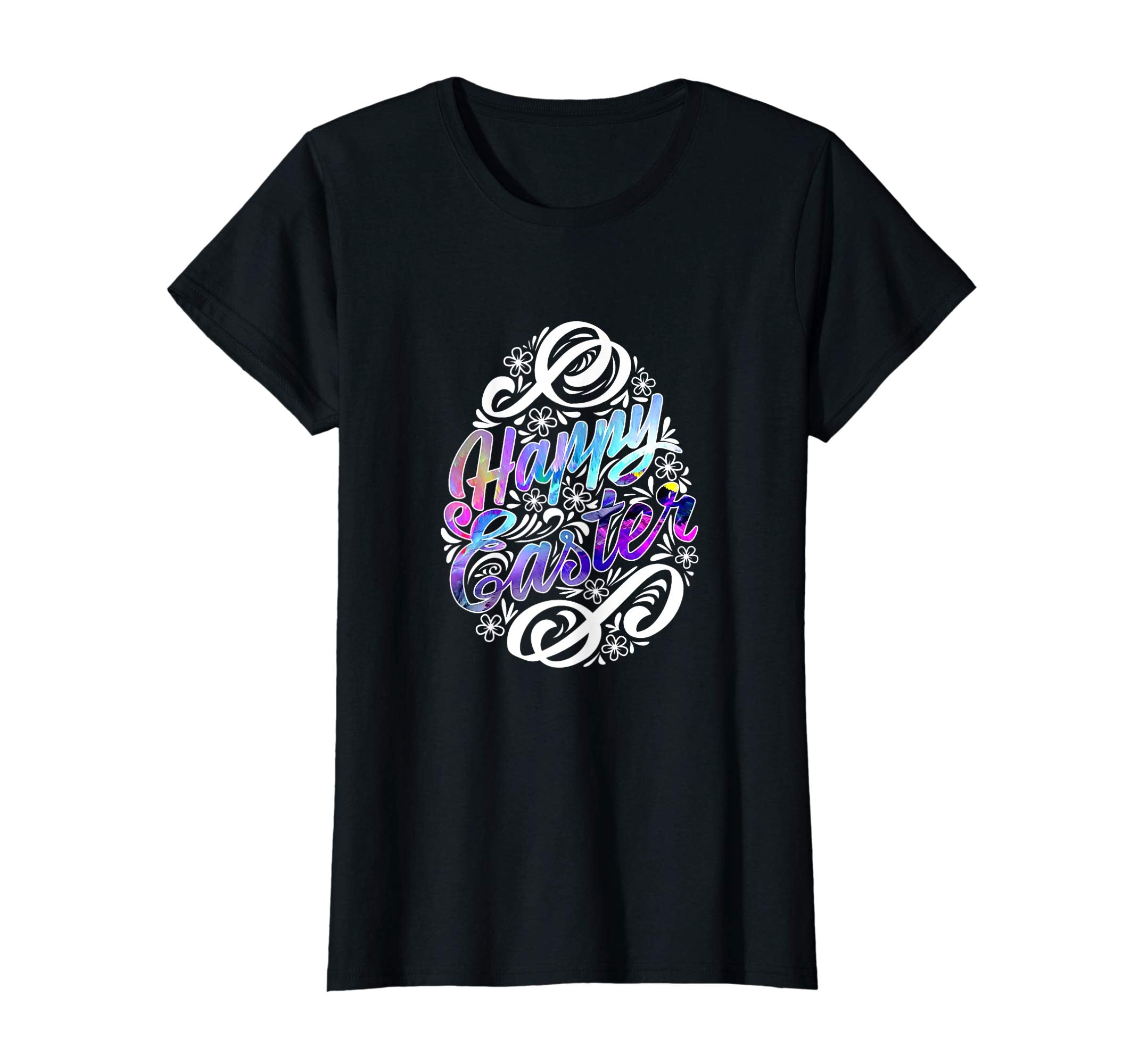 Happy Easter Shirt Colorful Eggs Art T-shirt