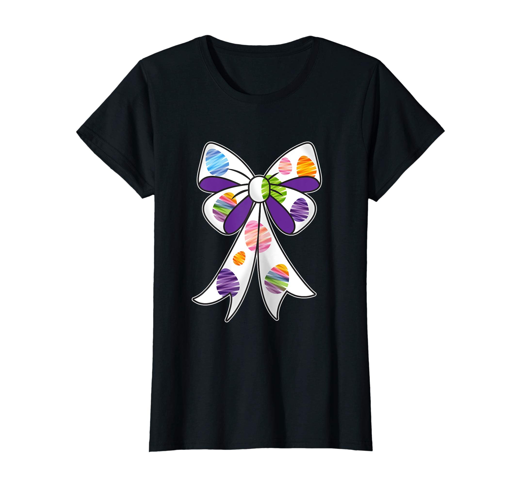 Cute Easter shirt for Girls Bow t-shirt Egg Hunt Bunny Tee
