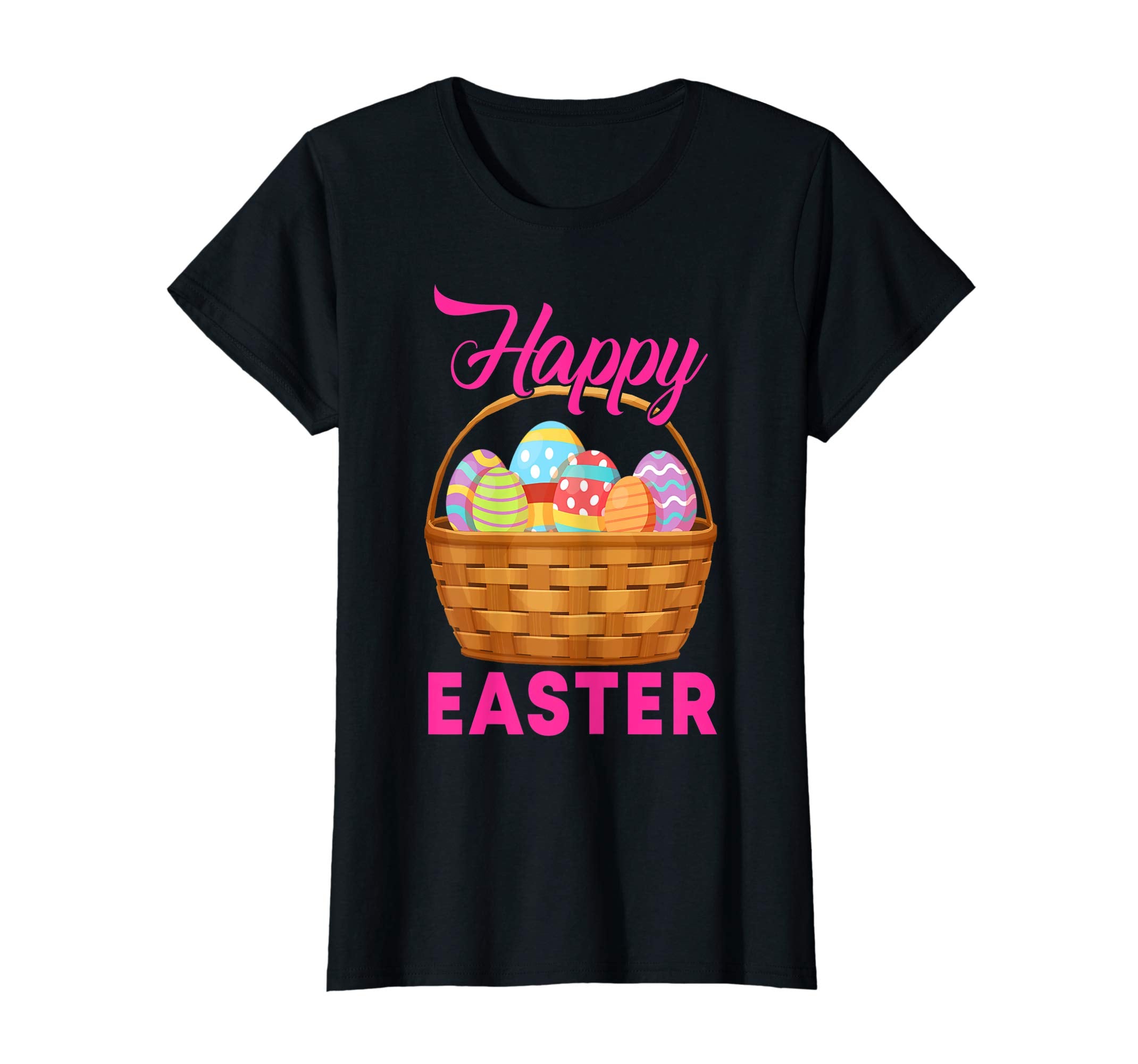 Happy Easter with Eggs T shirt for Men Women Kids