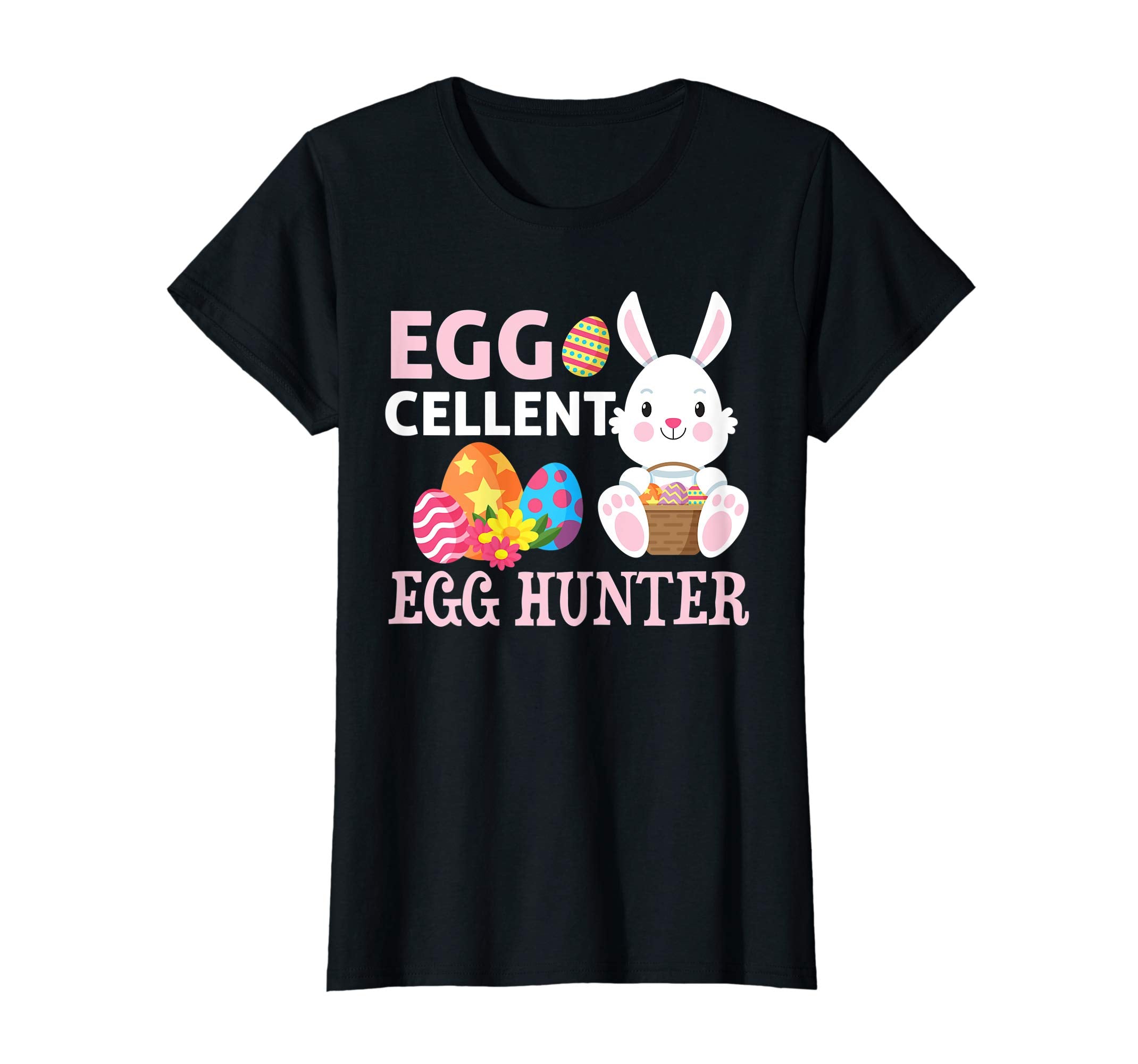 Eggcellent Egg Hunter Easter Bunny T-shirt Boys Girls