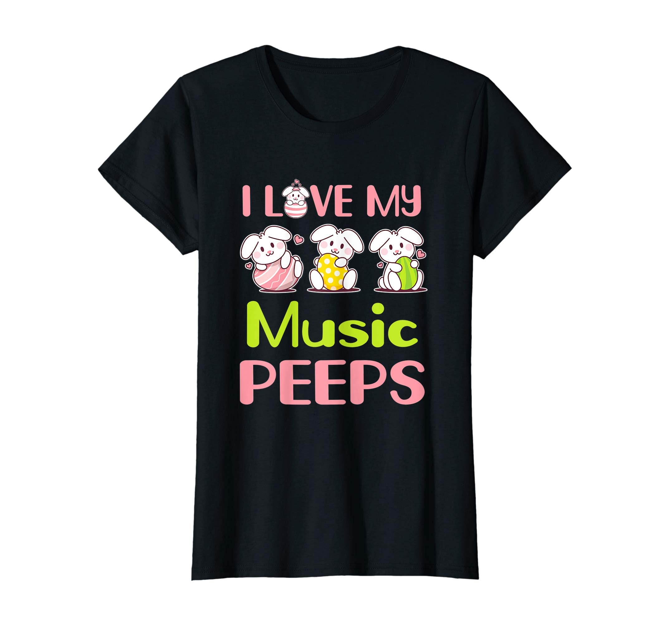 I Love My Music Peeps Happy Easter Teacher Shirt