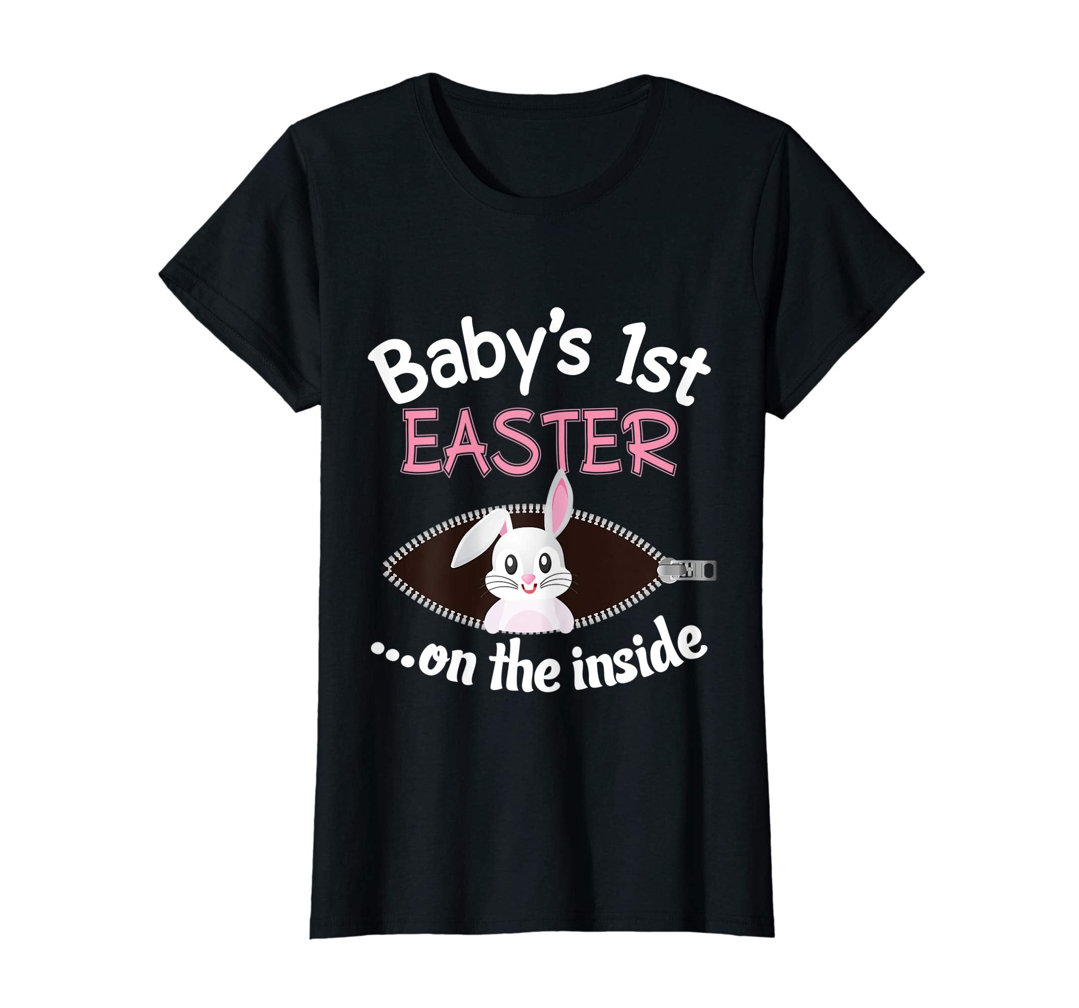 Baby 1st Easter On The Inside T-Shirt Pregnancy Announcement