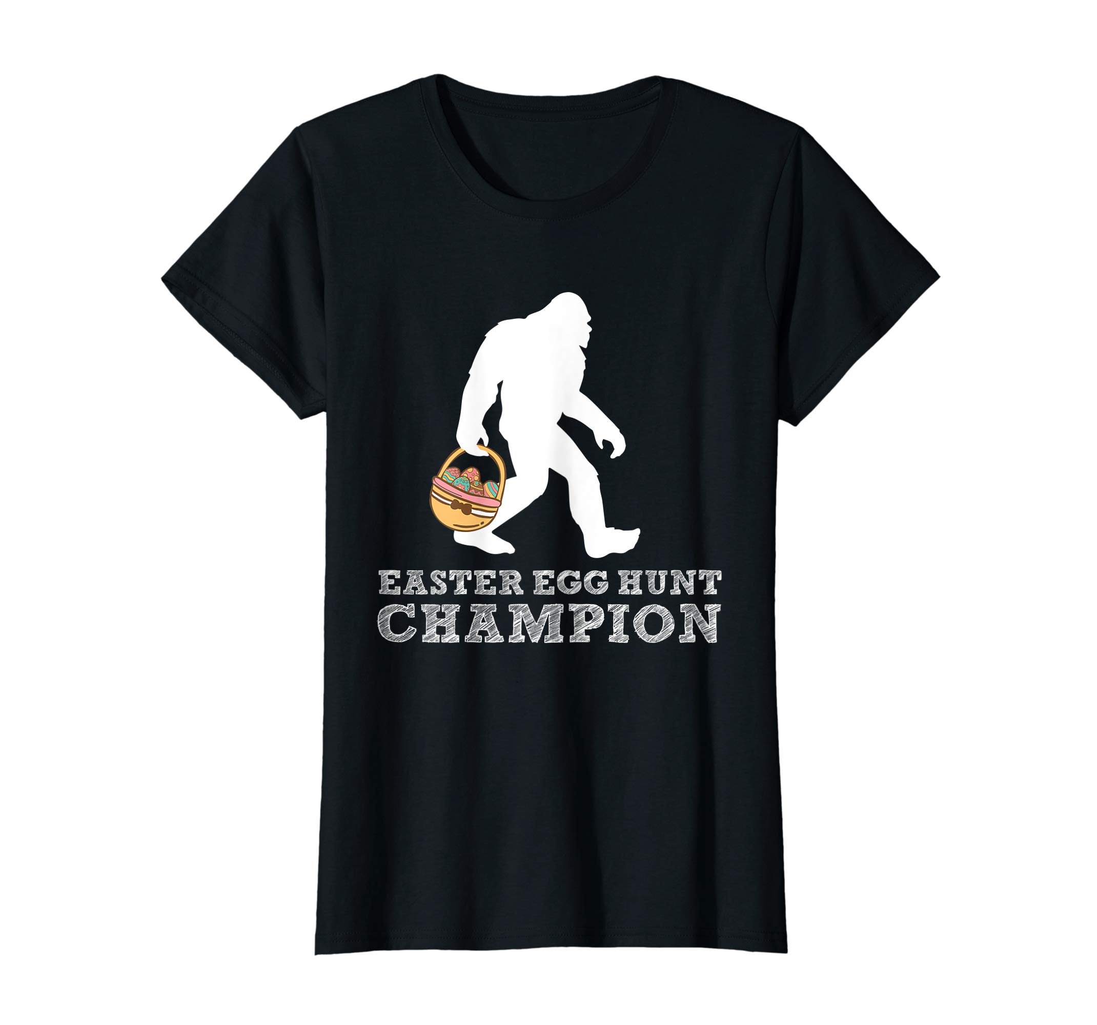 Bigfoot Easter Egg Hunt Champion funny T-Shirt