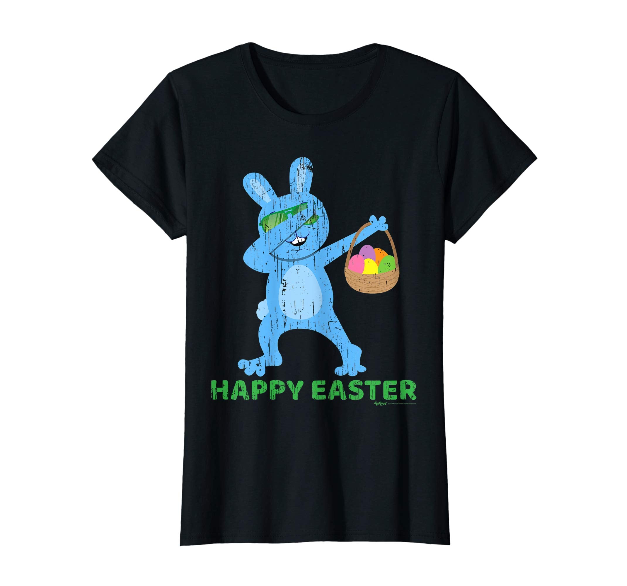 Vintage Happy Easter Bunny Dab Dance T Shirt