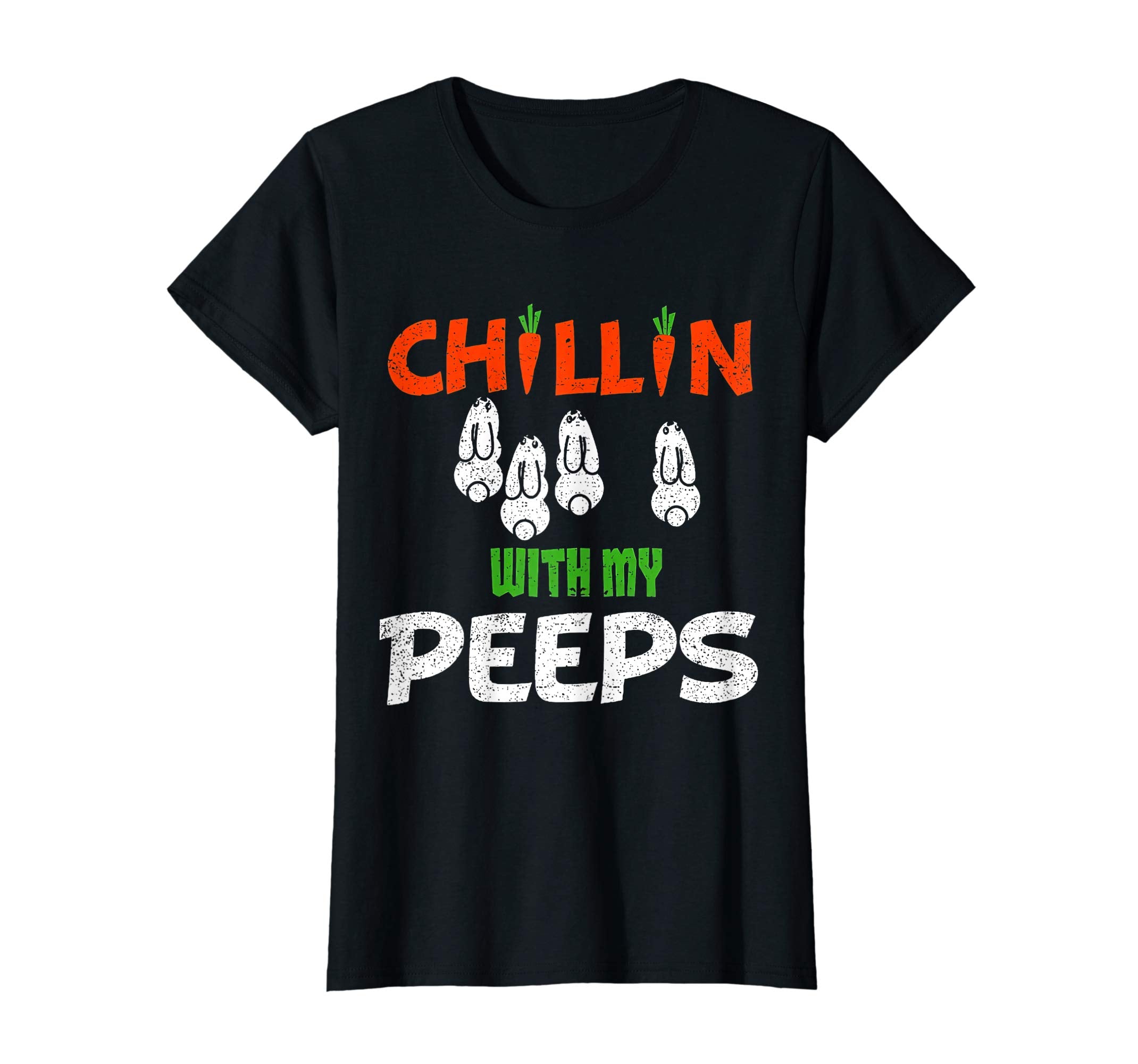 Chillin' With My Peeps Easter Bunny T-Shirt