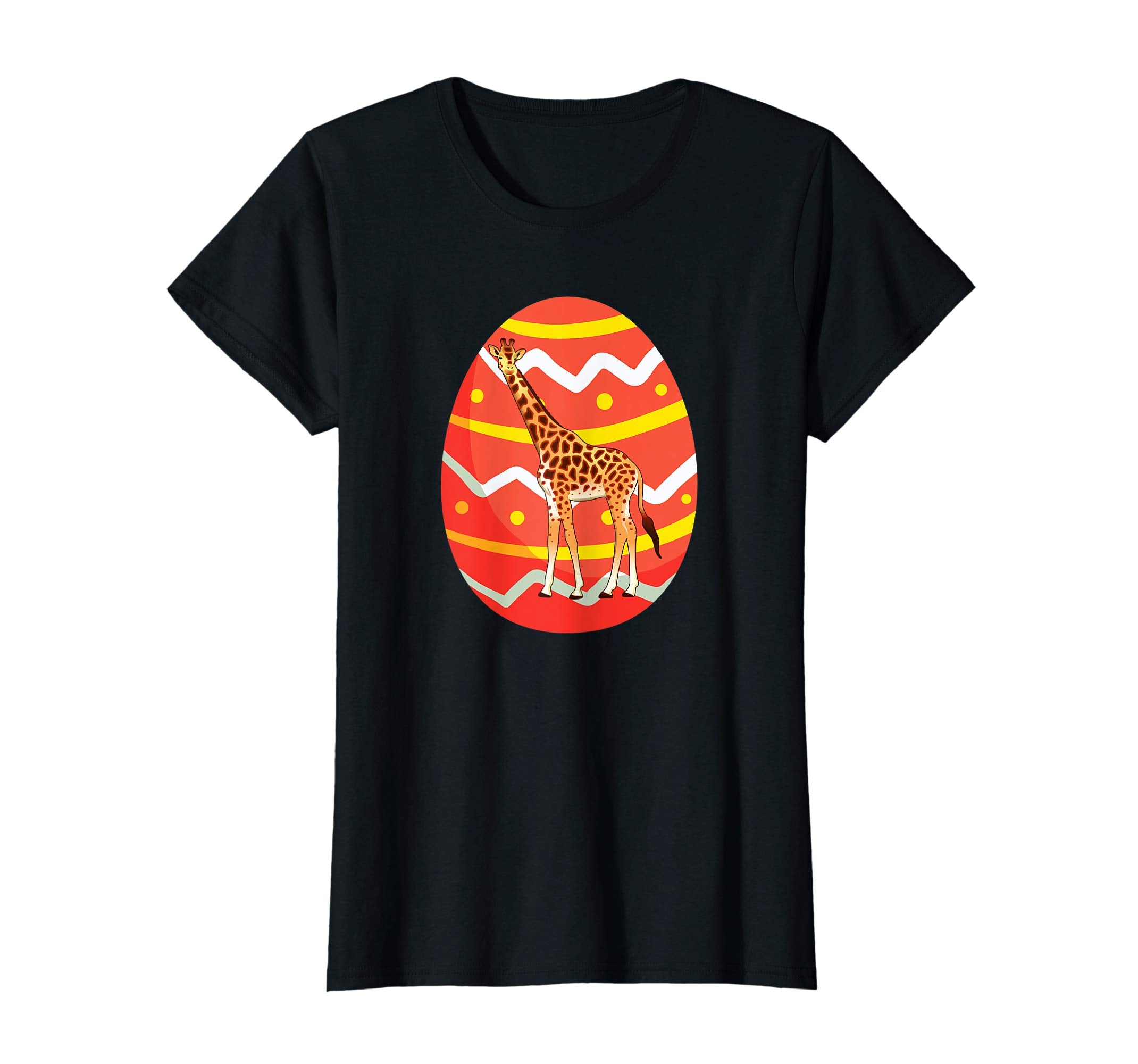 Giraffe Easter Egg Funny T-Shirt Gifts for Kids Boys Girls