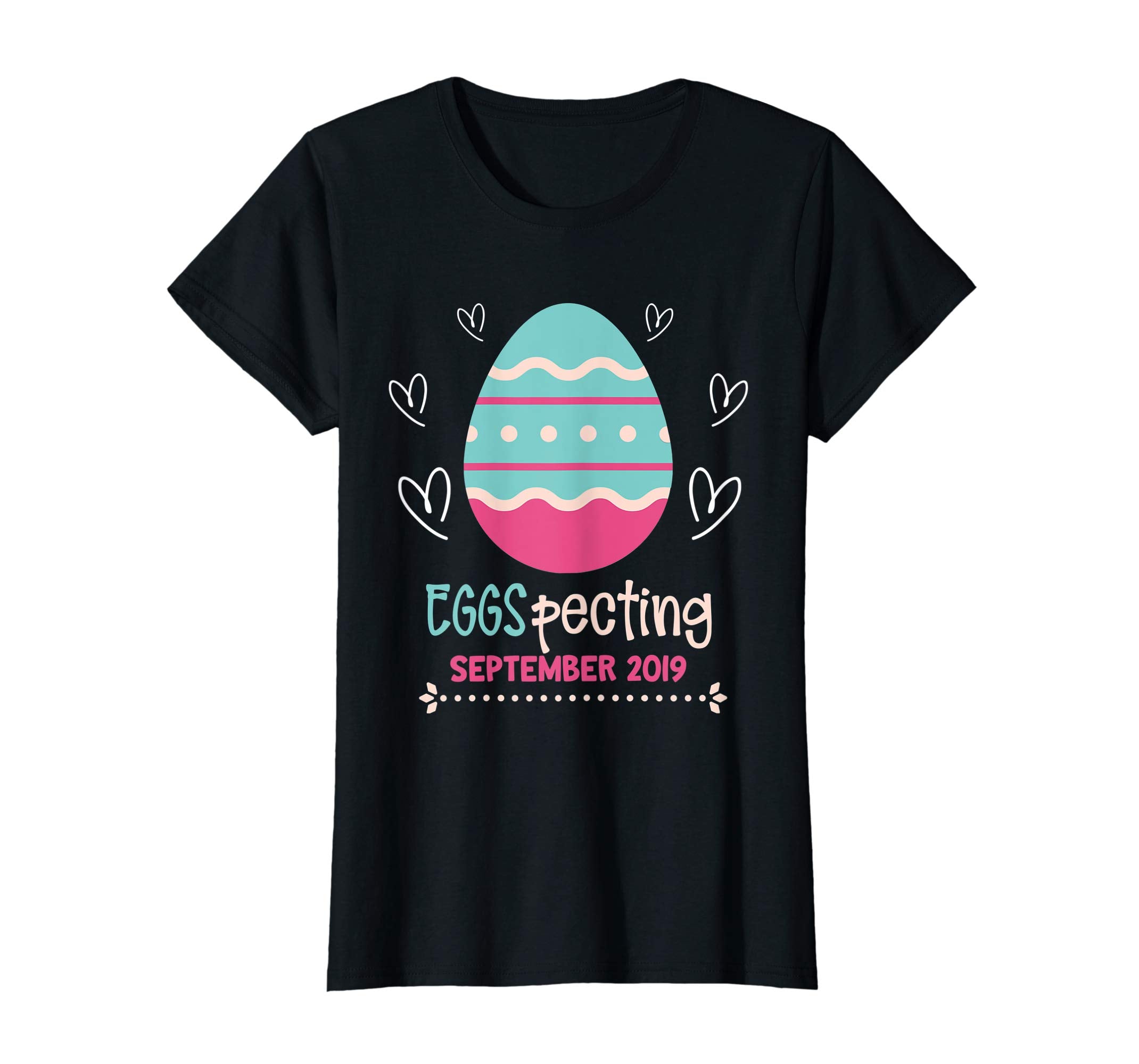 Easter Pregnancy Announcement T Shirt Eggspecting Sept 2019