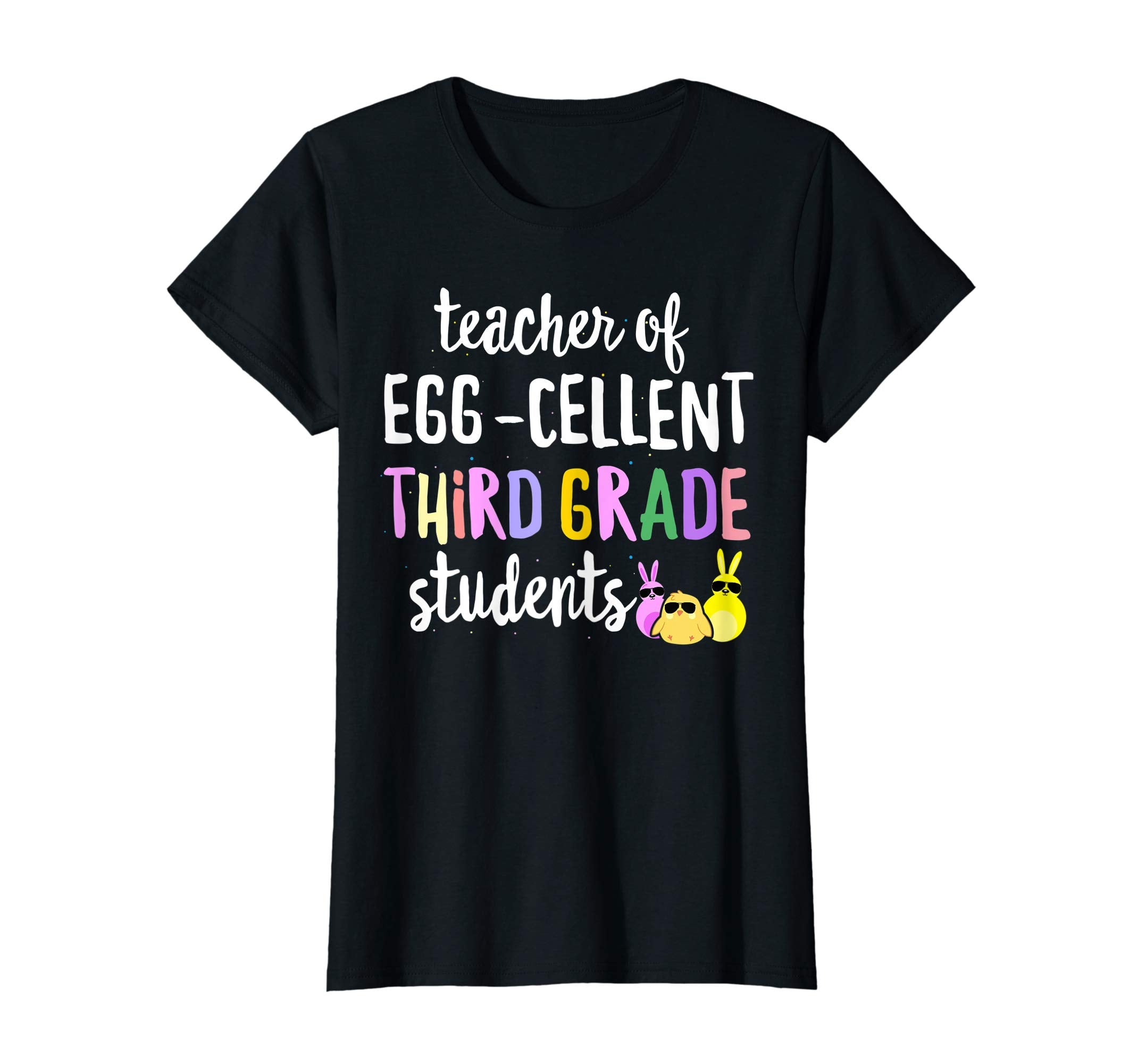 Teacher of Egg-Cellent 3rd Grade Students Easter Gift Tshirt