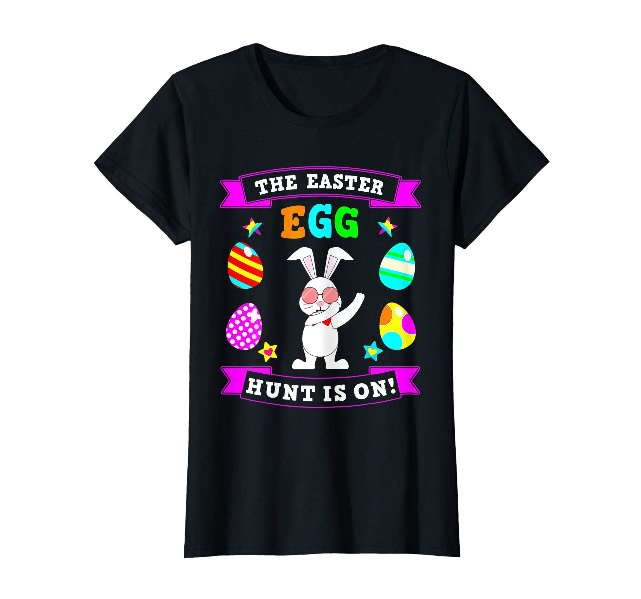 Easter Egg Hunt is On Dabbing Easter Bunny Tshirt