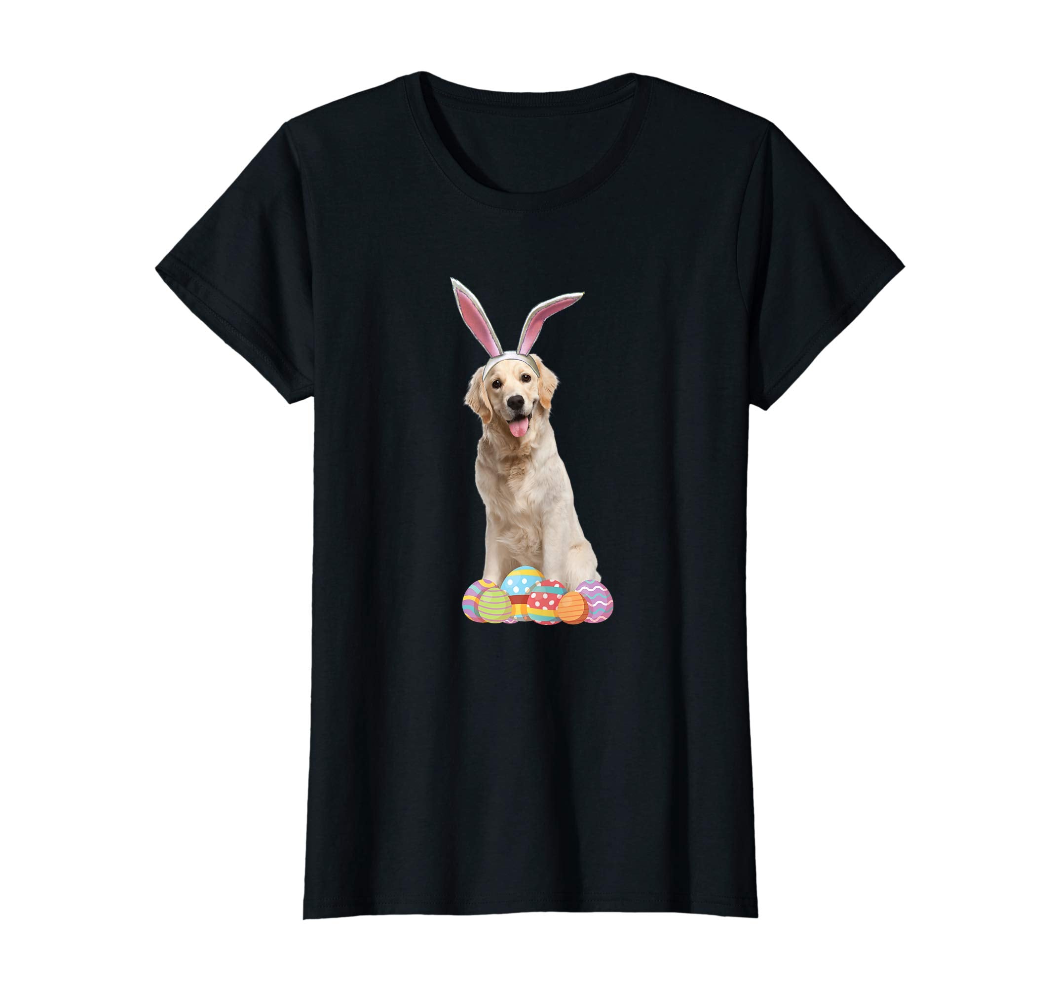 Easter Shirt Golden Retriever Funny Bunny Ears &amp; Eggs Gift