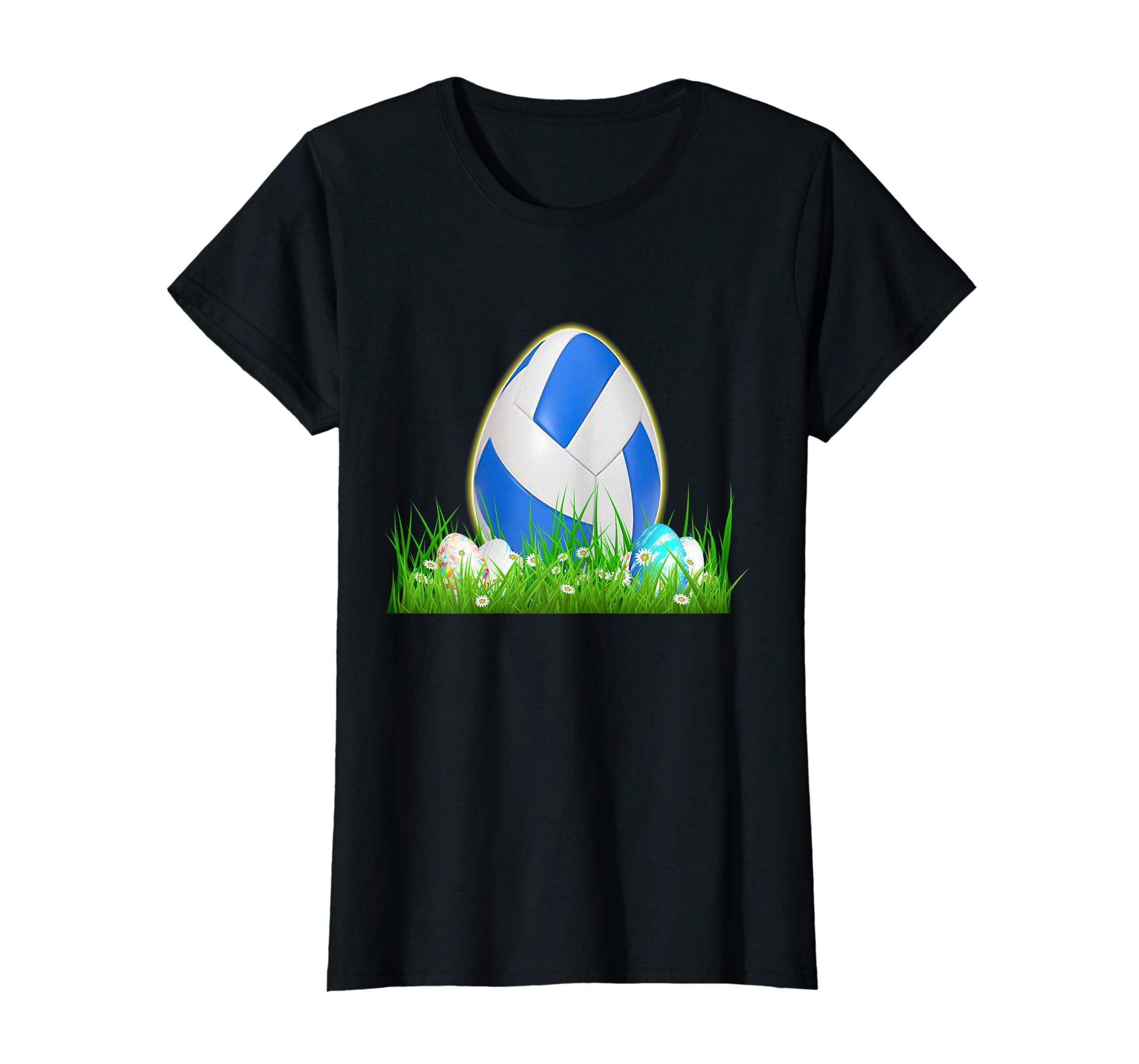 Volleyball Egg Easter Cute Jesus Christian T-shirt