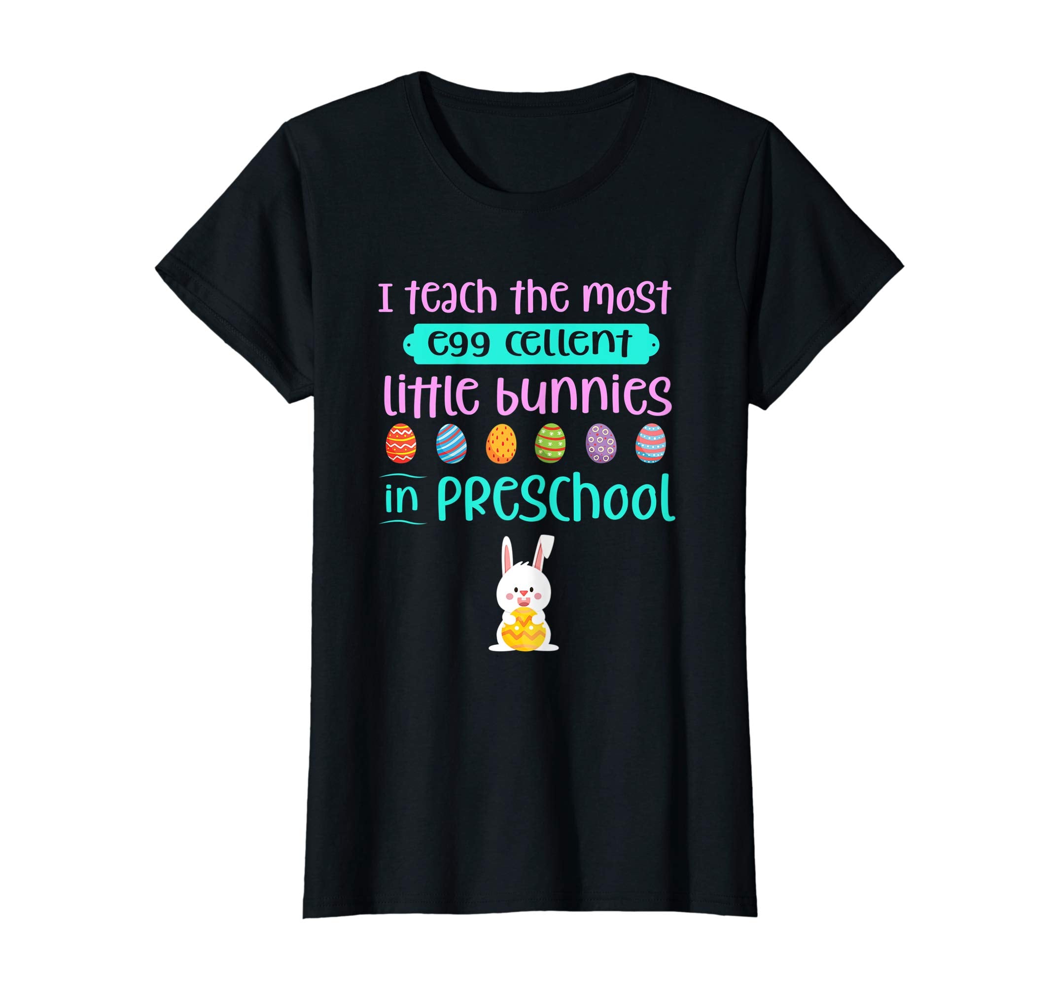 Easter Shirt Teacher Gift Teach Bunny Preschool Pre-K Tshirt