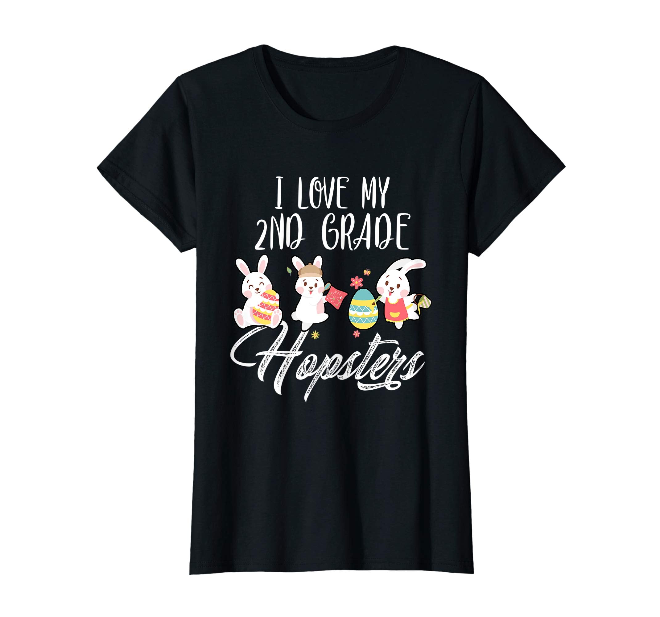 I Love My 2nd Grade Hopsters Easter Teacher T-Shirt Gifts