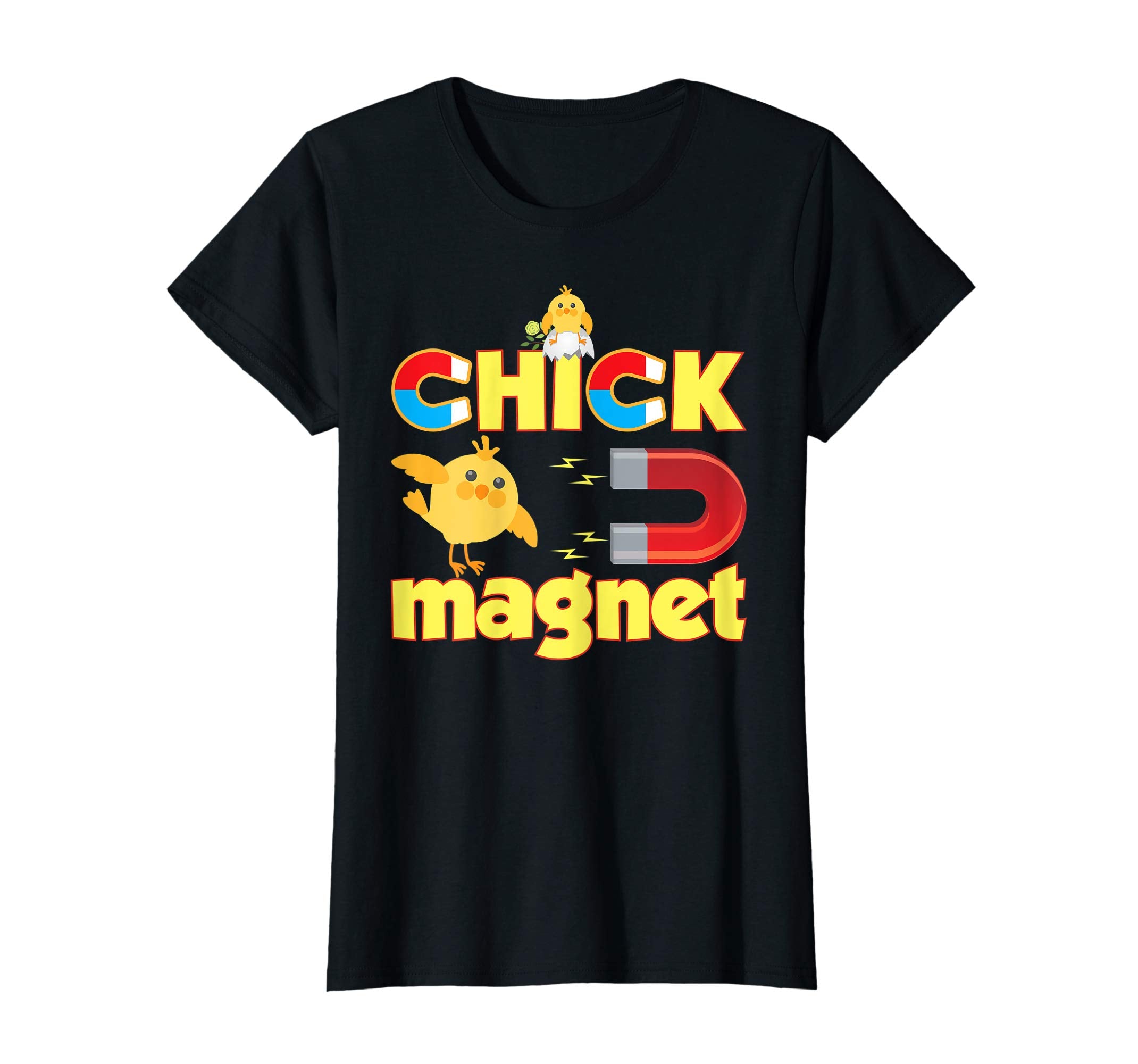 Cute Chick Magnet Easter T-Shirt Egg Hunting Lovely Cute