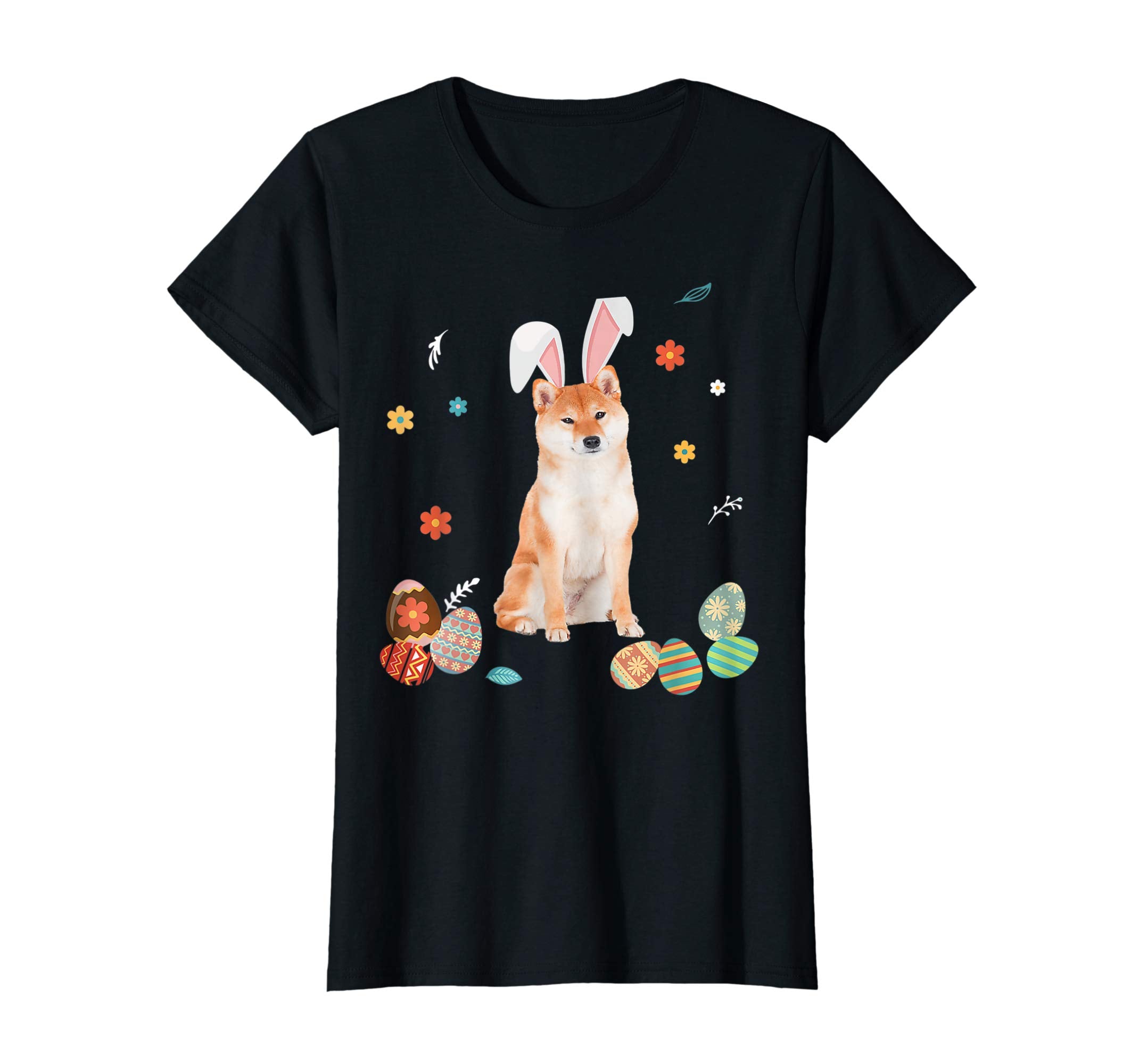 Shiba Inu Bunny Rabbit Happy Easter Day TShirt