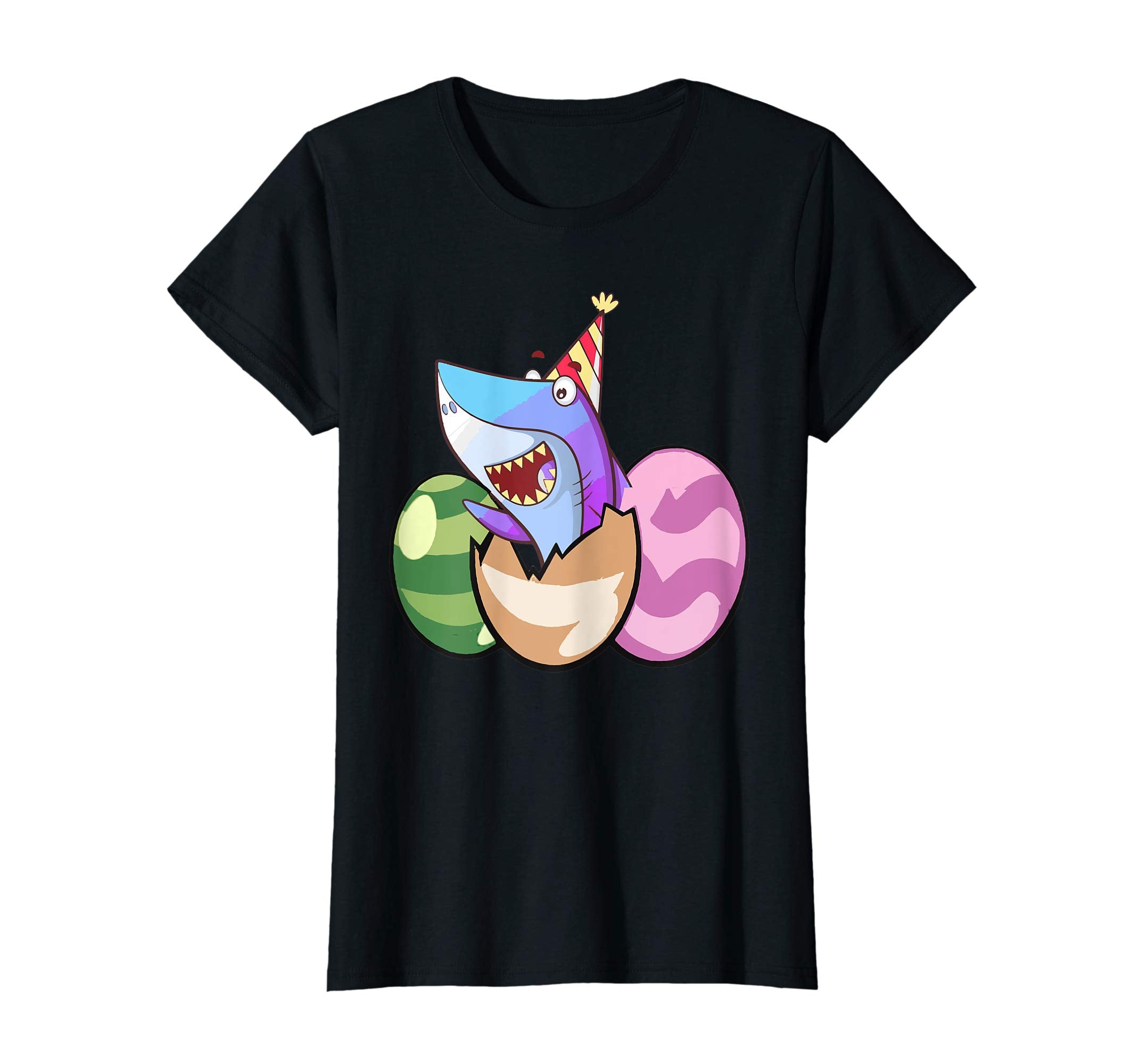 Cute Shark in Easter Eggs Funny Easter Day Tshirt Gifts