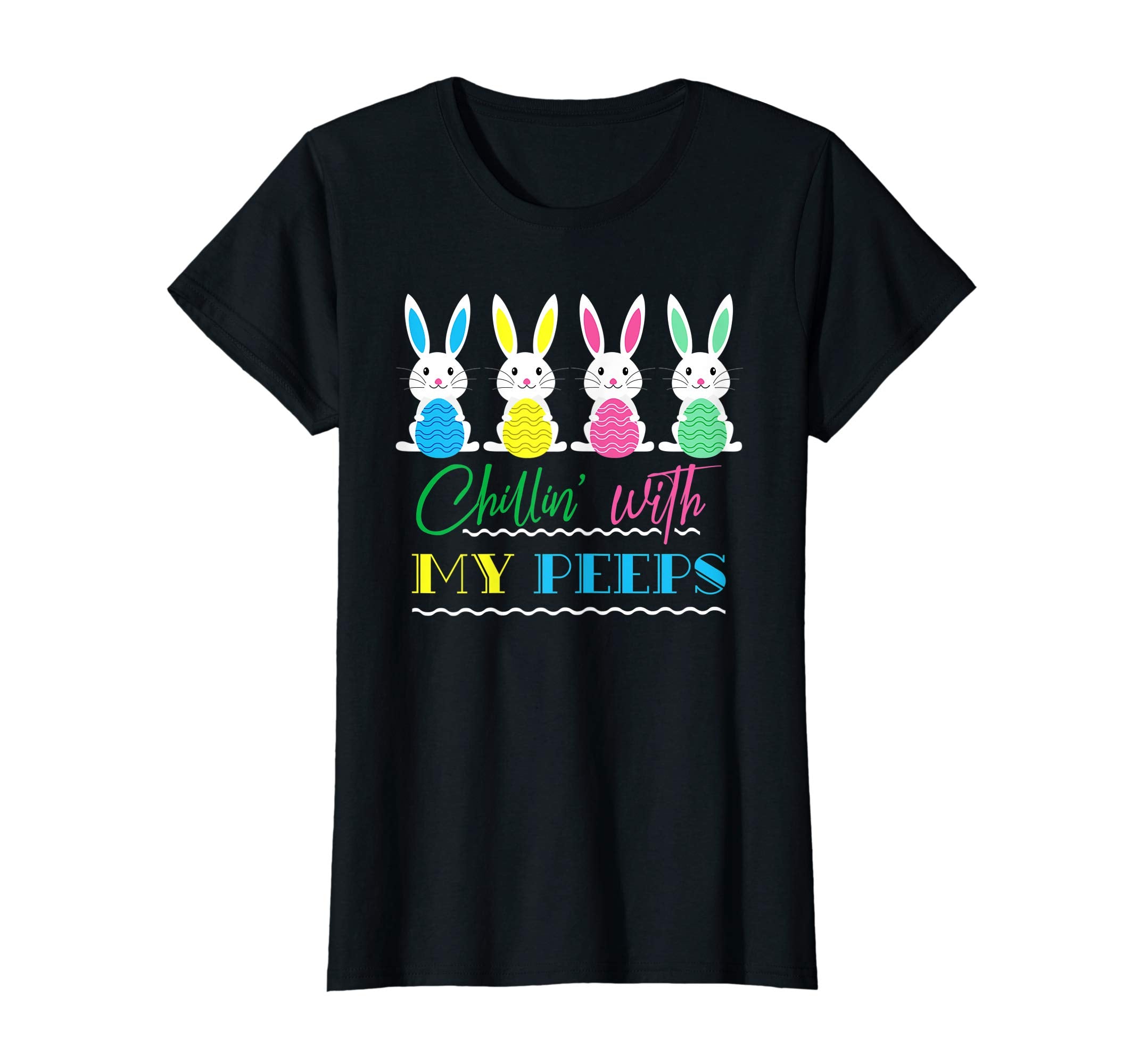 Funny Easter Chillin' with my Peeps Bunnies T-Shirt