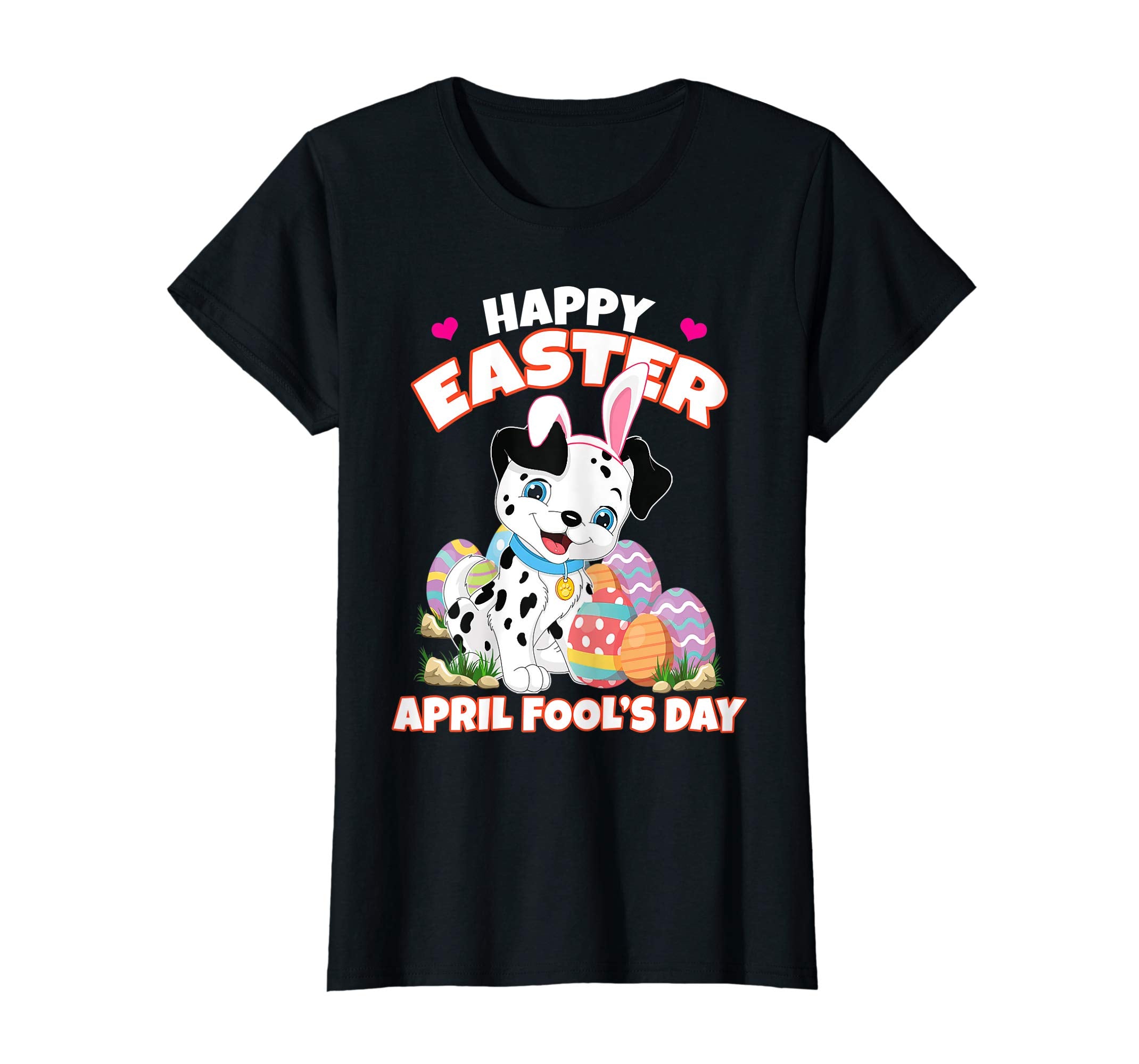 Happy Easter April Fool's Day Funny Dalmatian T Shirt