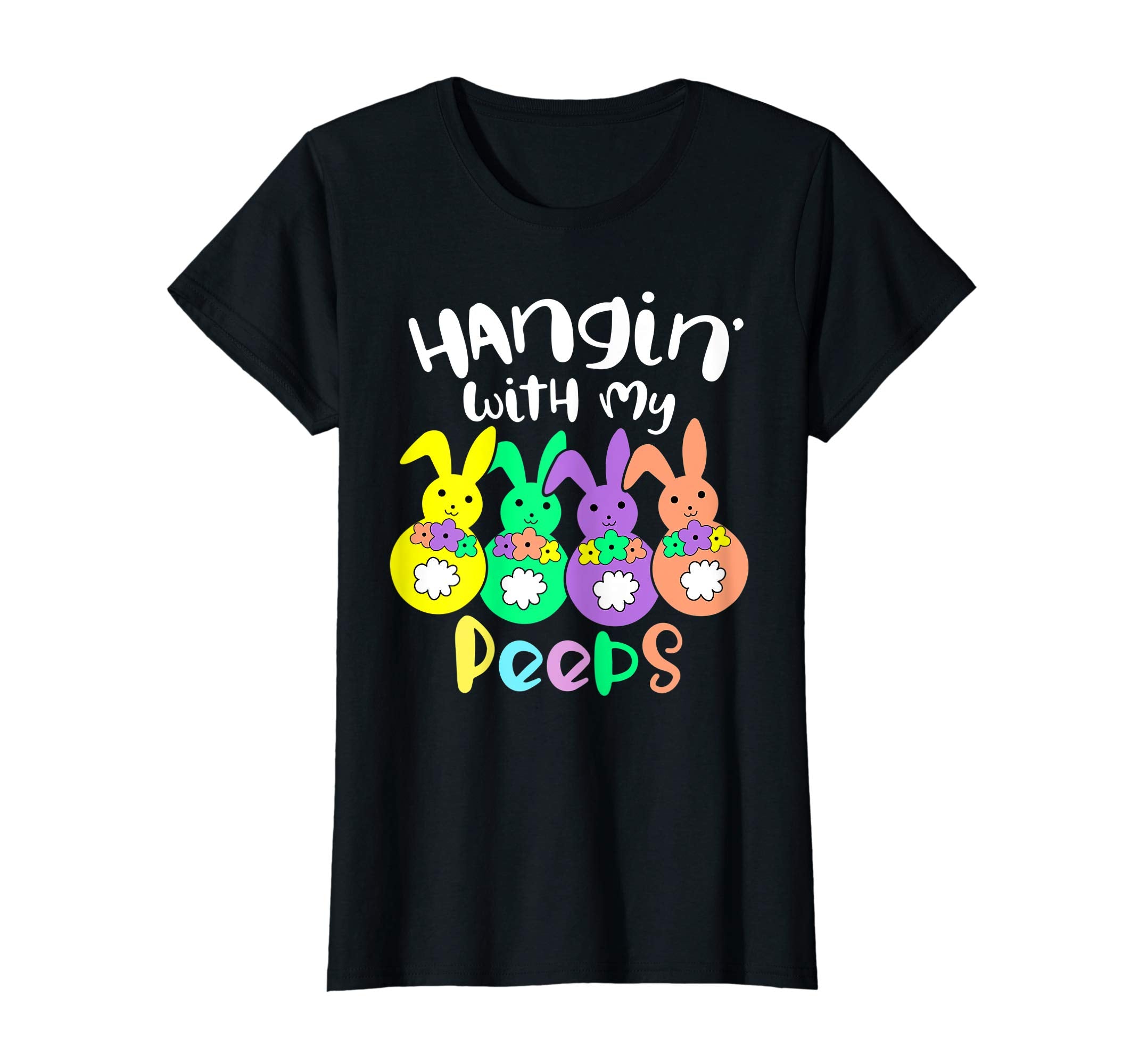 Hanging With My Peeps Happy Easter Kids Boys Girls T Shirt