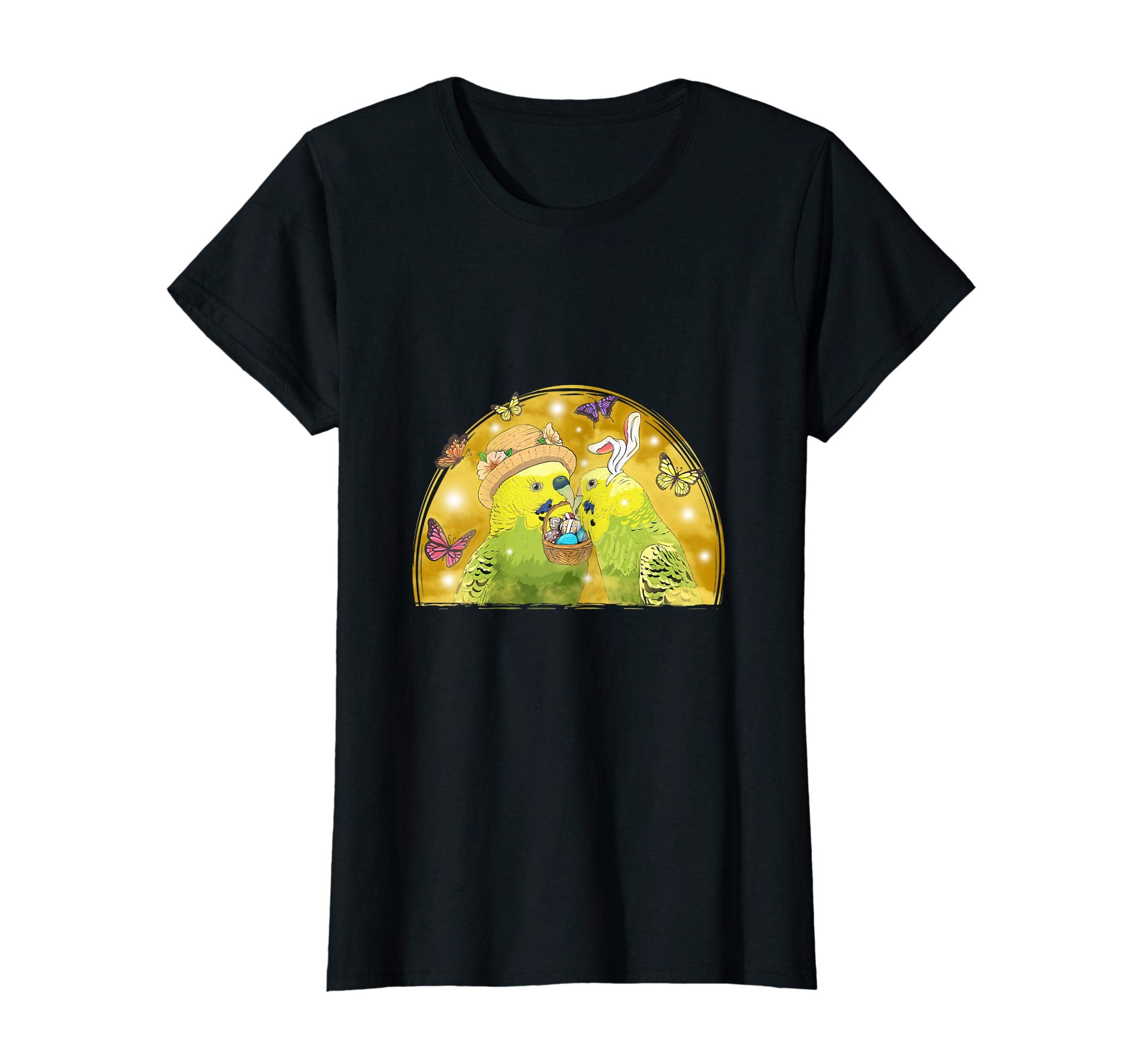 Budgie Budgerigar with Happy Easter Eggs Shirt T-Shirt