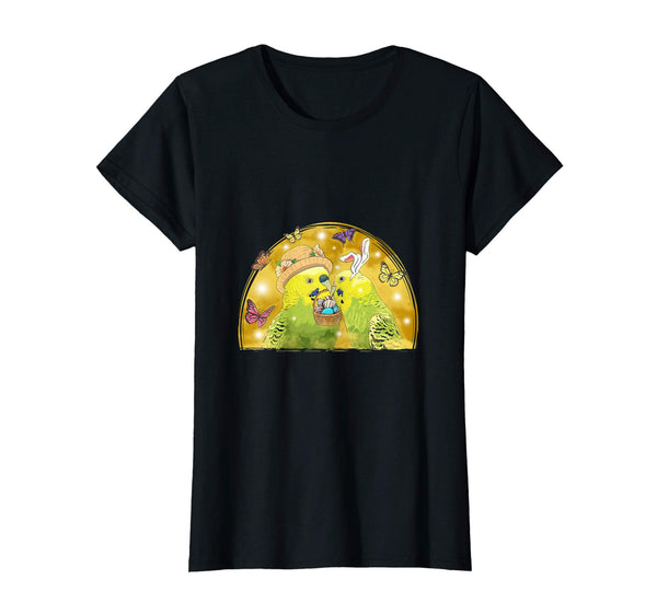 Budgie Budgerigar with Happy Easter Eggs Shirt T-Shirt