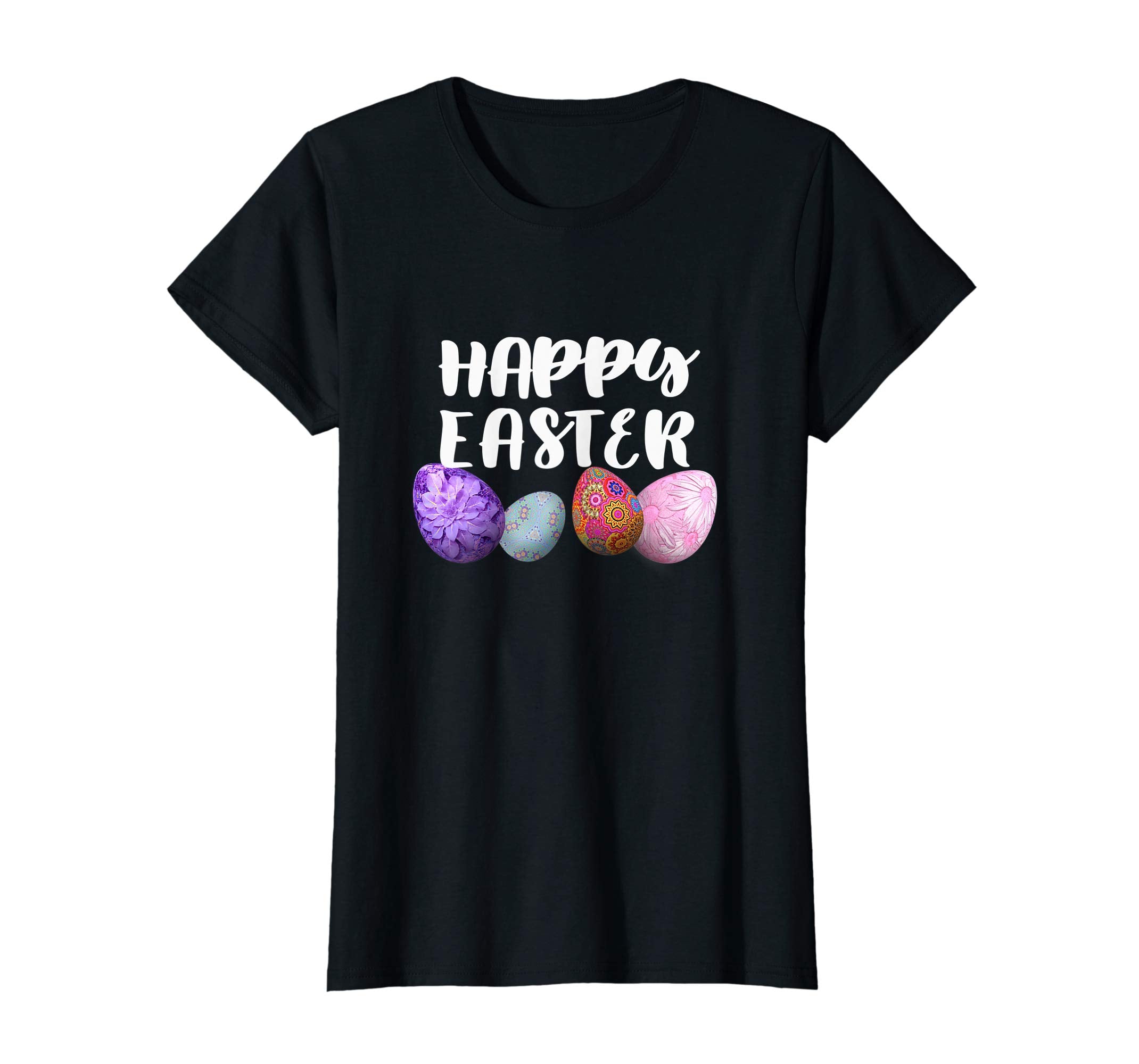 Happy Easter Holiday Shirt With Decorative Easter Eggs Tee