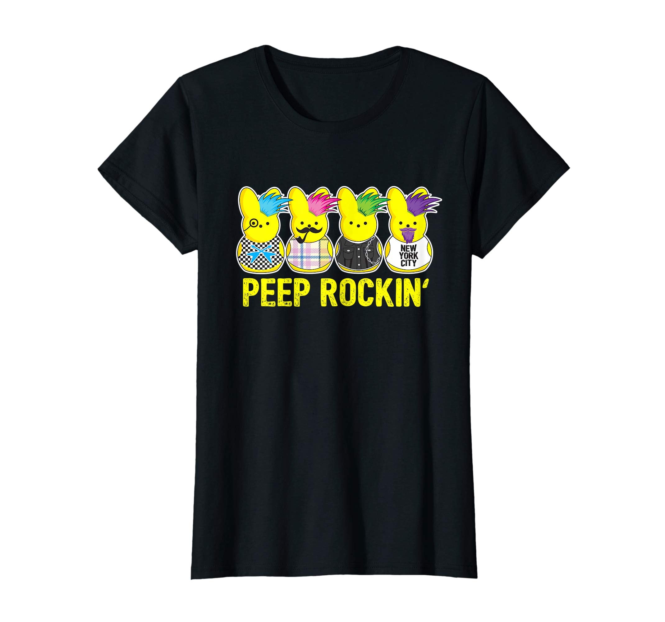 Peep Rockin' Peeps shirt Easter Gift Egg Hunt T-shirt NYC