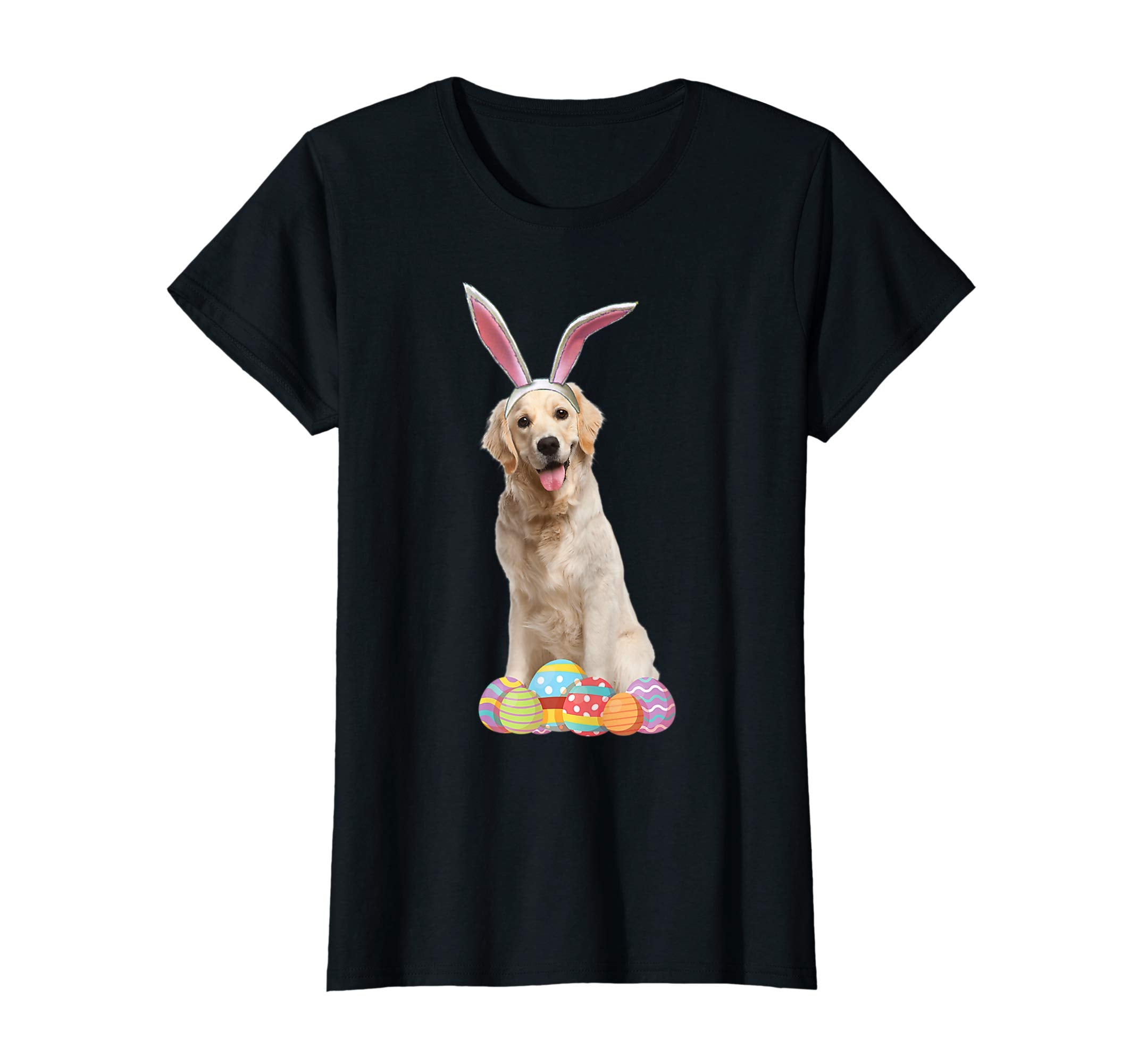 Easter Shirt Golden Retriever Funny Bunny Ears Eggs Gift