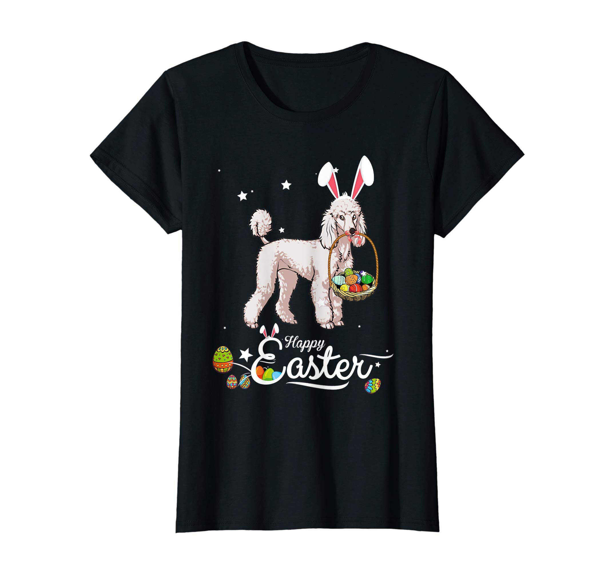 Poodle Dog With Bunny Hat Easter Costume T Shirt
