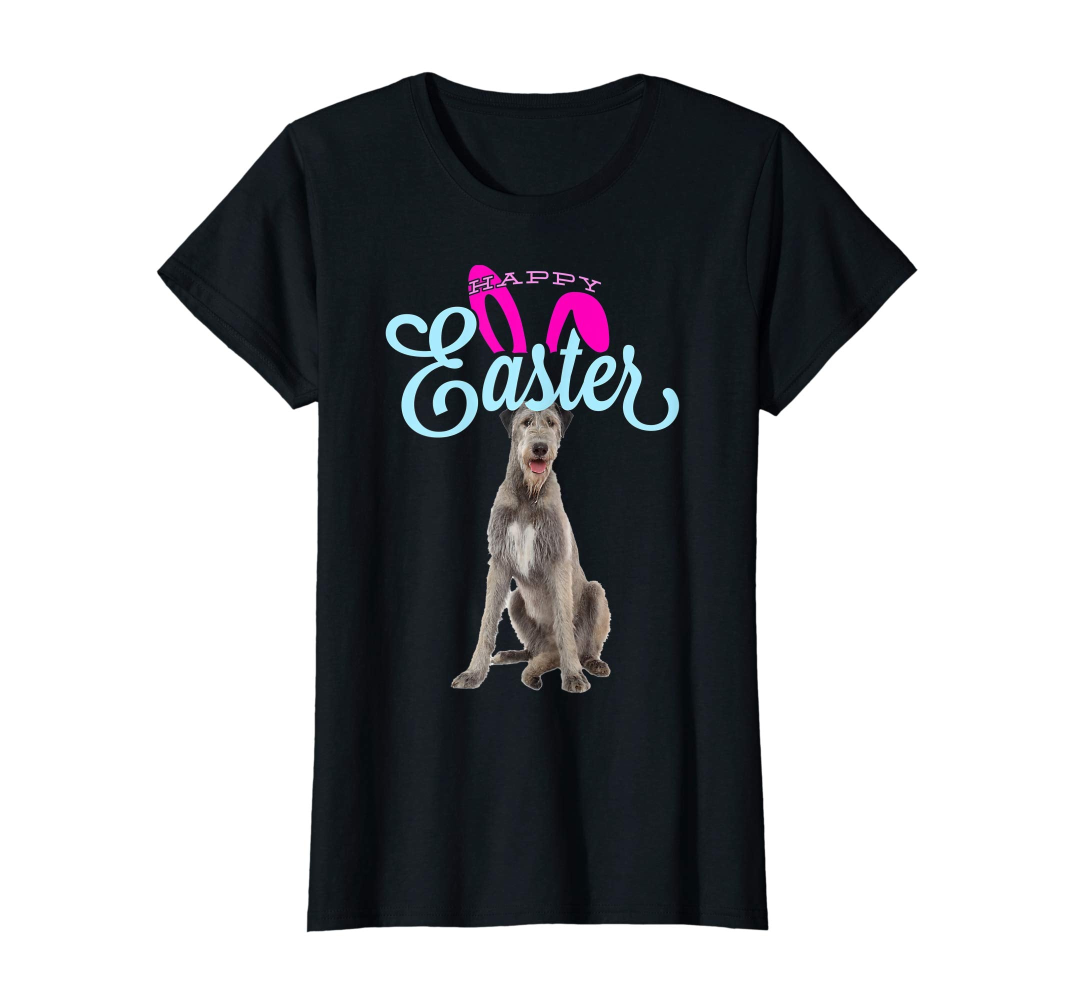 Easter Bunny Irish Wolfhound Tshirt Dog Men Women Gift
