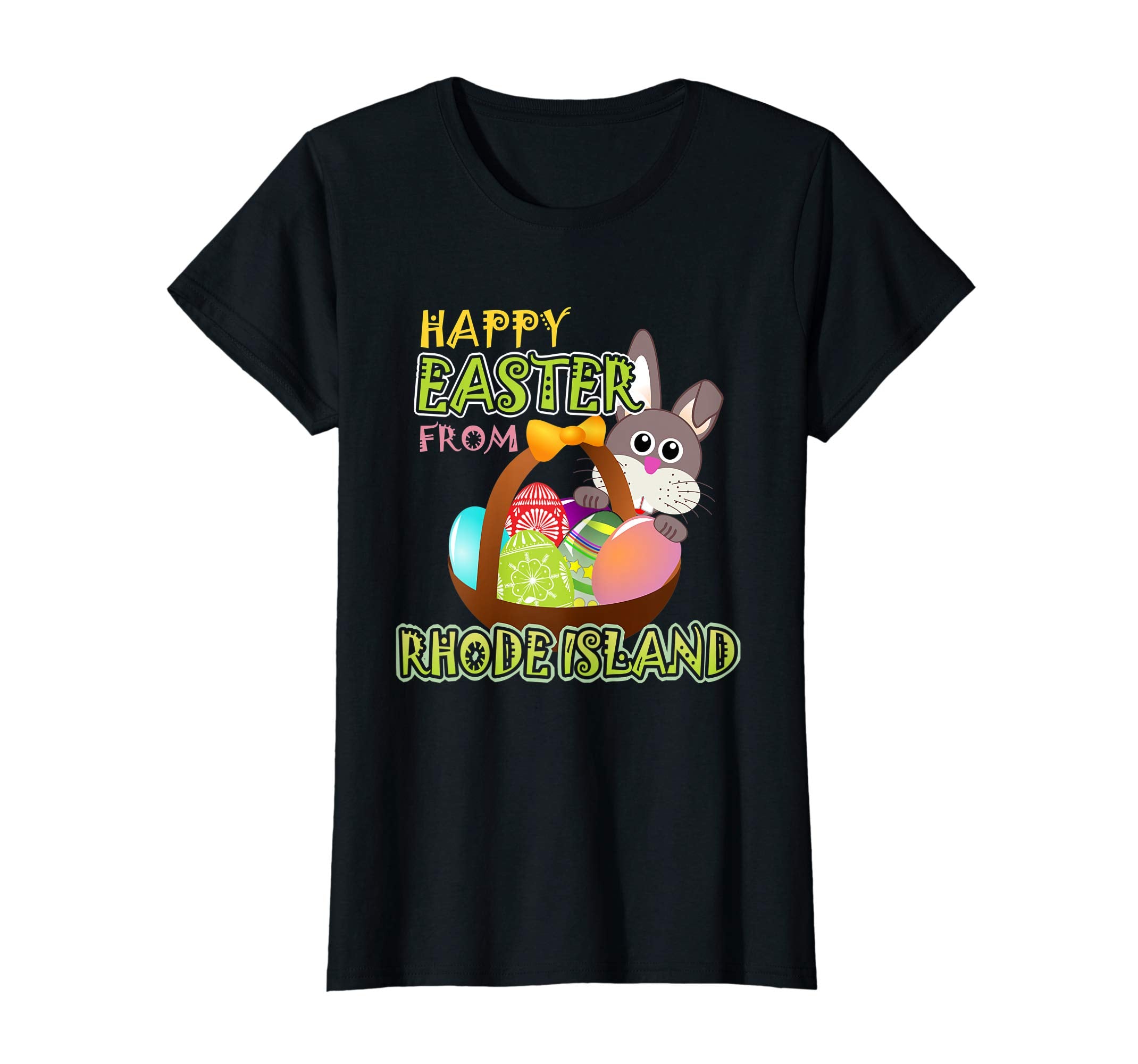 Happy Easter from Rhode Island Funny States T-Shirt