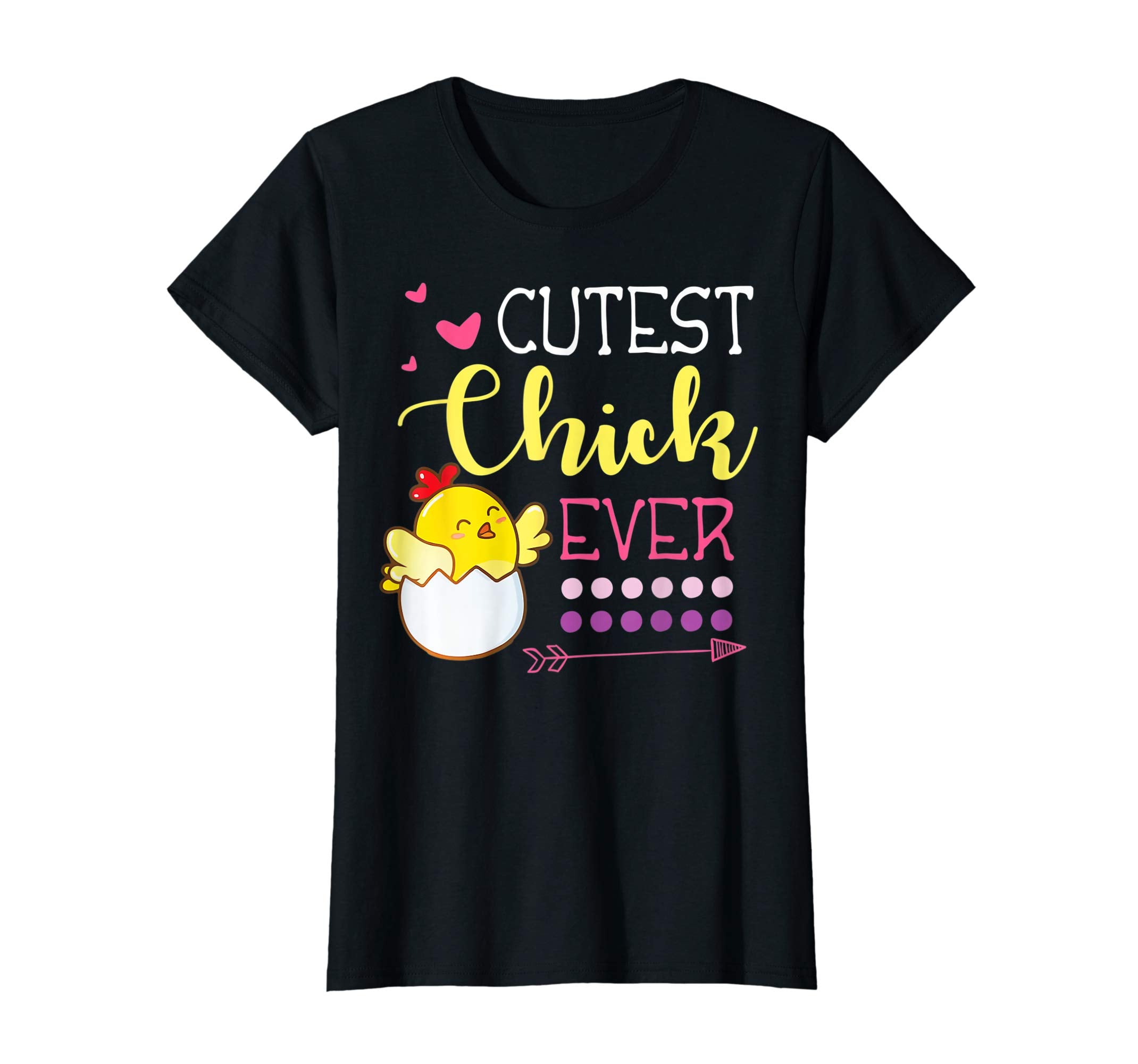 Hearts Arrow Cutest Chick Ever Happy Easter Day Lover Shirt